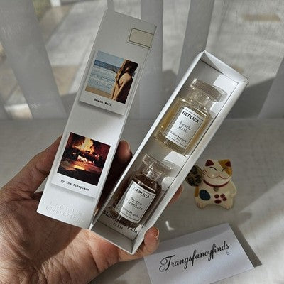 NIB! Maison Margiela REPLICA Mini Perfume Set Beach Walk + By the Fireplace 7ml