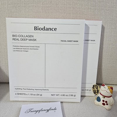 Sealed! Biodance Bio-Collagen Real Deep Mask – Facial Sheet Mask (Set of 2)