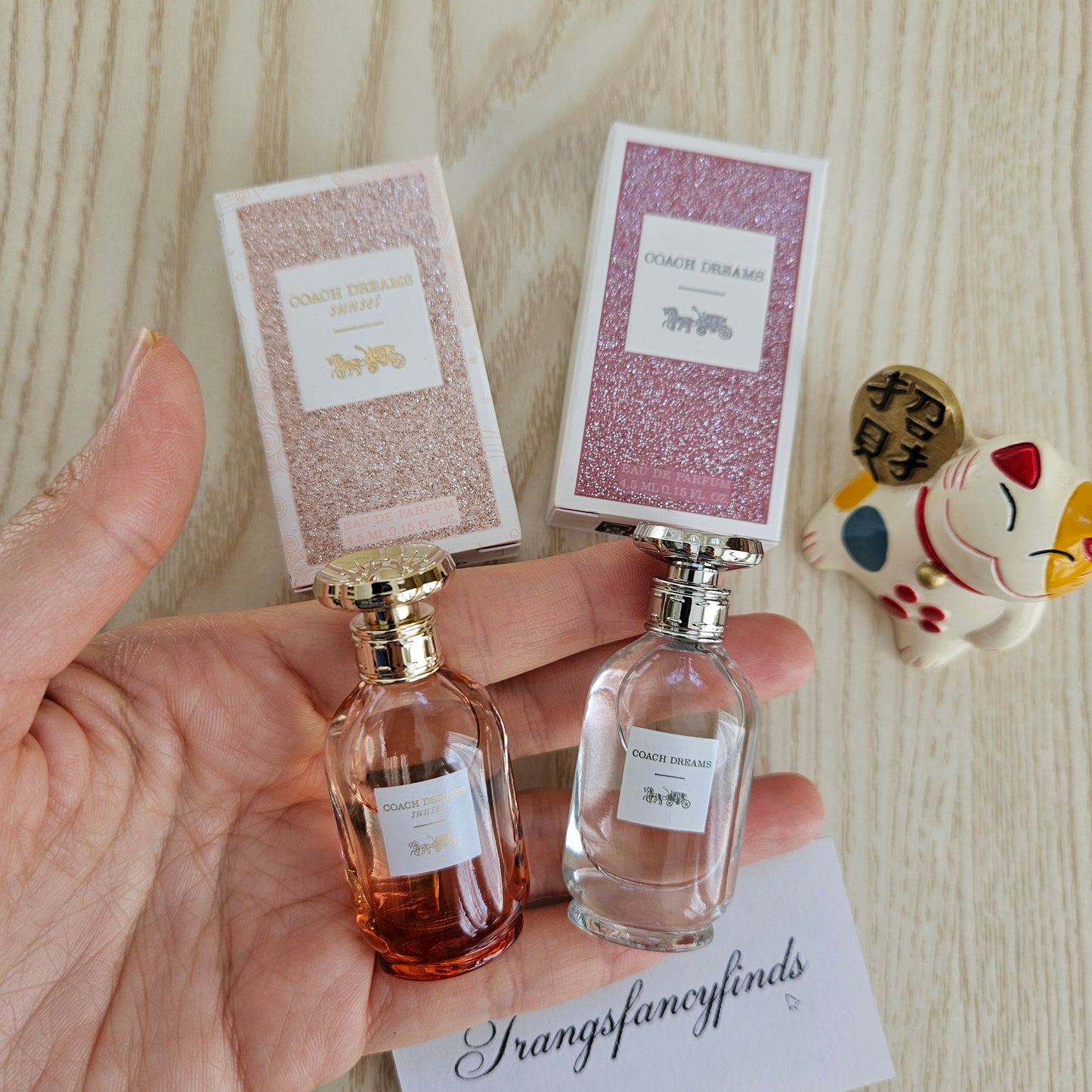 Coach Dreams & Dreams Sunset EDP Miniature Set 2x 4.5ml Dabber Mini New in Box
