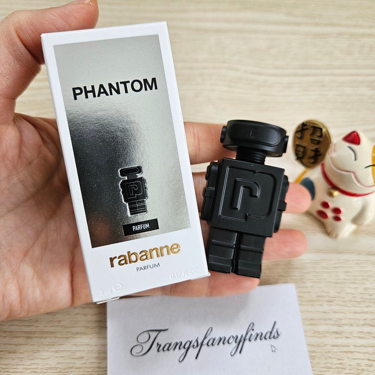 Rabanne Phantom Parfum 5ml Mini Dabber Robot Bottle Men's Fragrance NIB Authenti