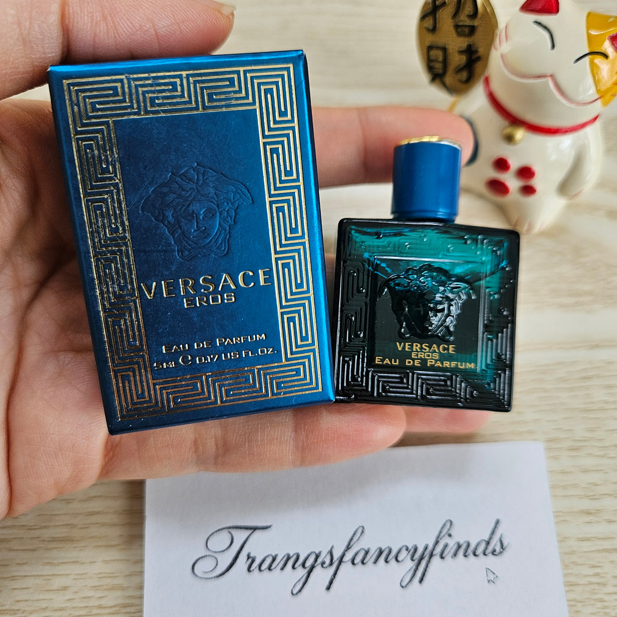 Versace Eros Eau de Parfum Men's Mini Miniature 5mL 0.17oz NIB