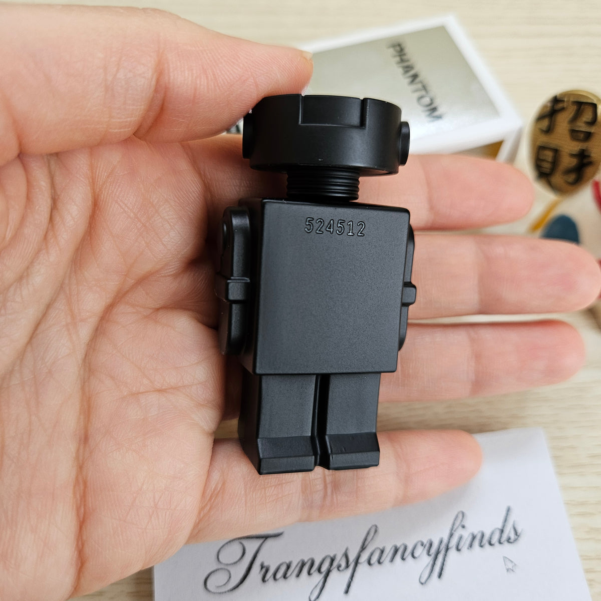 Rabanne Phantom Parfum 5ml Mini Dabber Robot Bottle Men's Fragrance NIB Authenti
