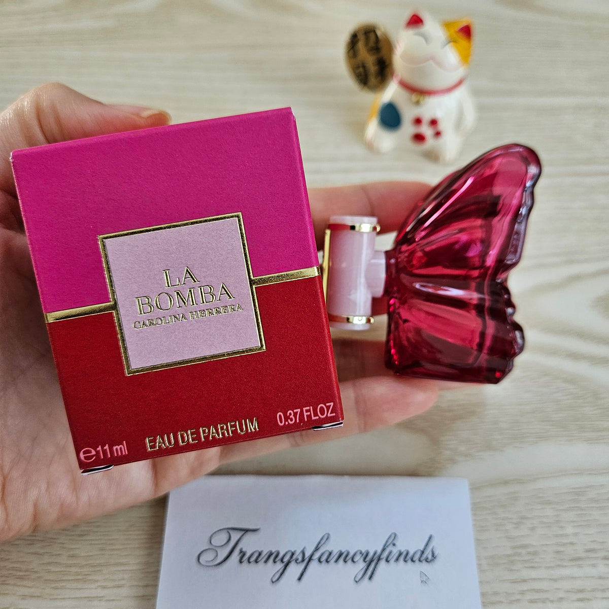 Carolina Herrera La Bomba EDP 11ml Mini Dabber Butterfly Bottle New in Box