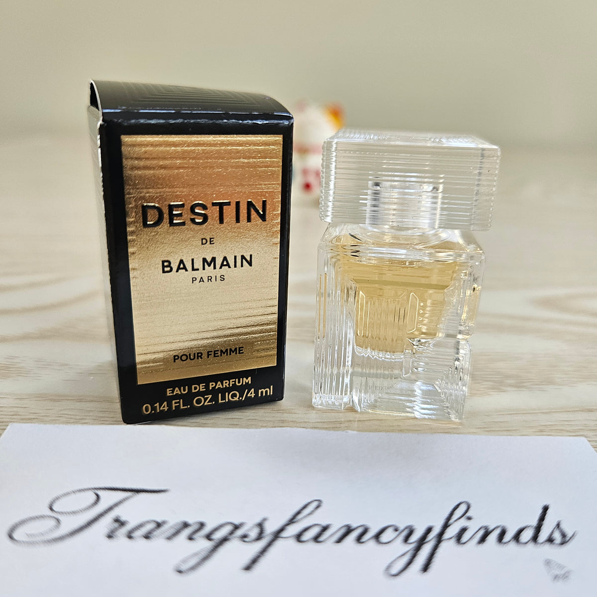 Balmain Destin de Balmain Pour Femme EDP 4ml Mini Miniature Parfum Travel Authen