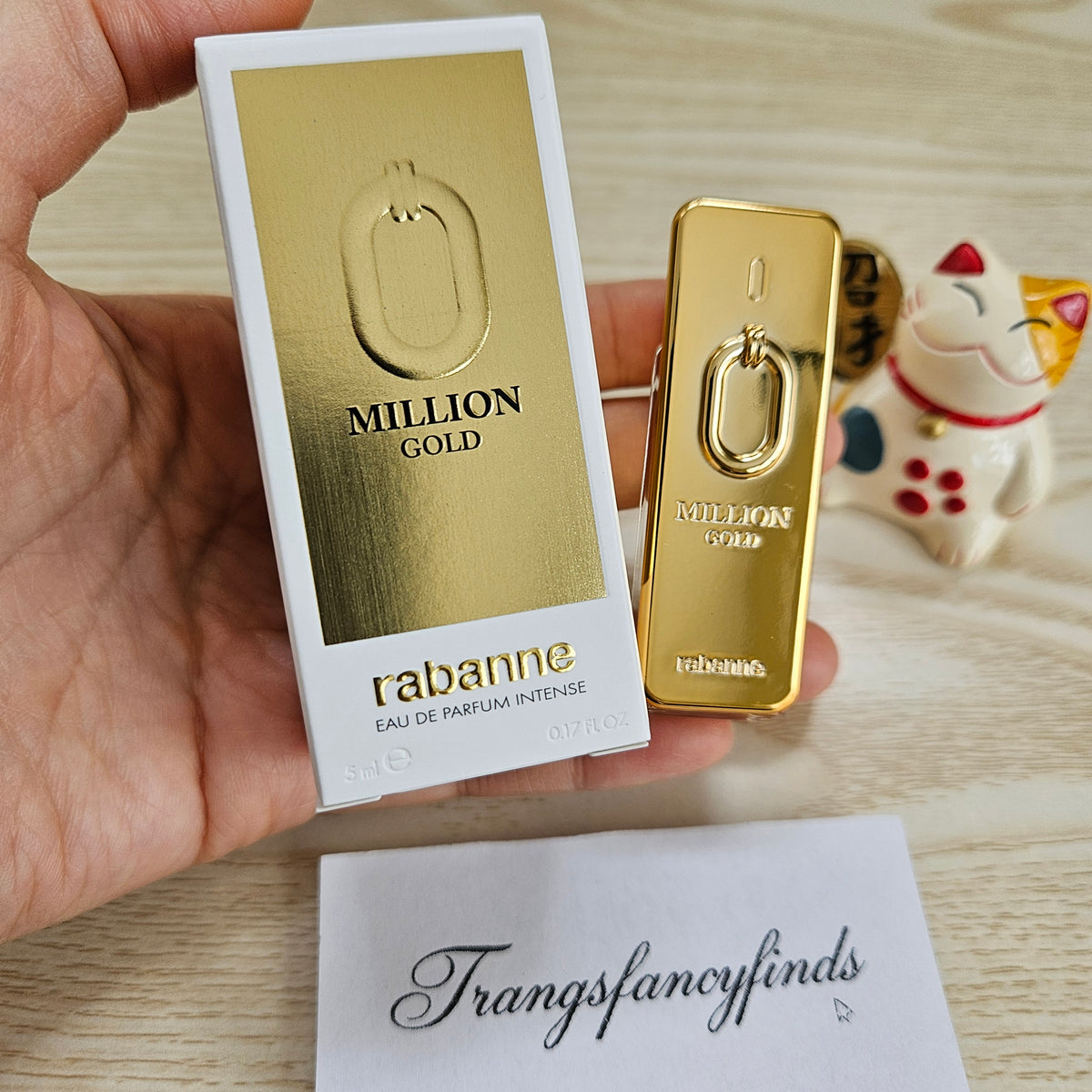 Rabanne Million Gold Eau de Parfum Intense 5ml Mini Dabber Men's EDP NIB Auth