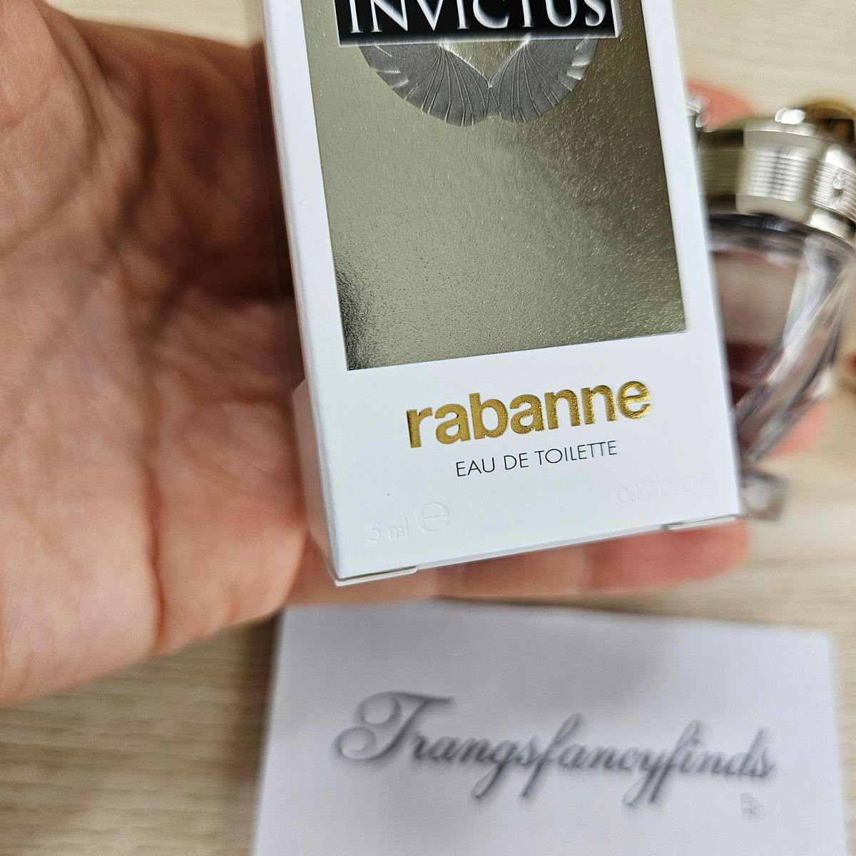 Rabanne Invictus EDT Men Miniature Mini 5ml Dabber Bottle NIB Authentic