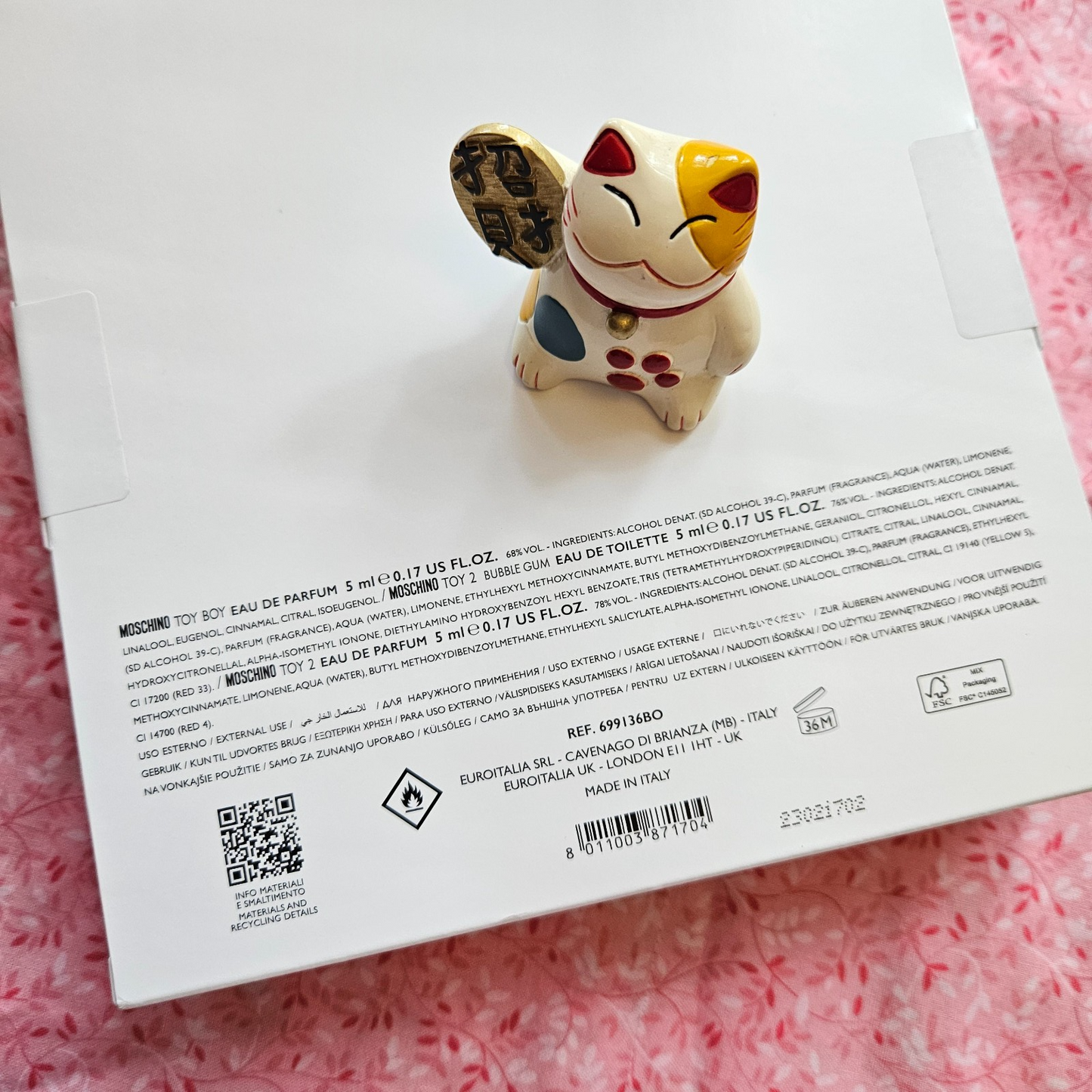 NIB & SEALED ! Moschino Toy Mini Gift Set ,collectible teddy bear-shaped bottles