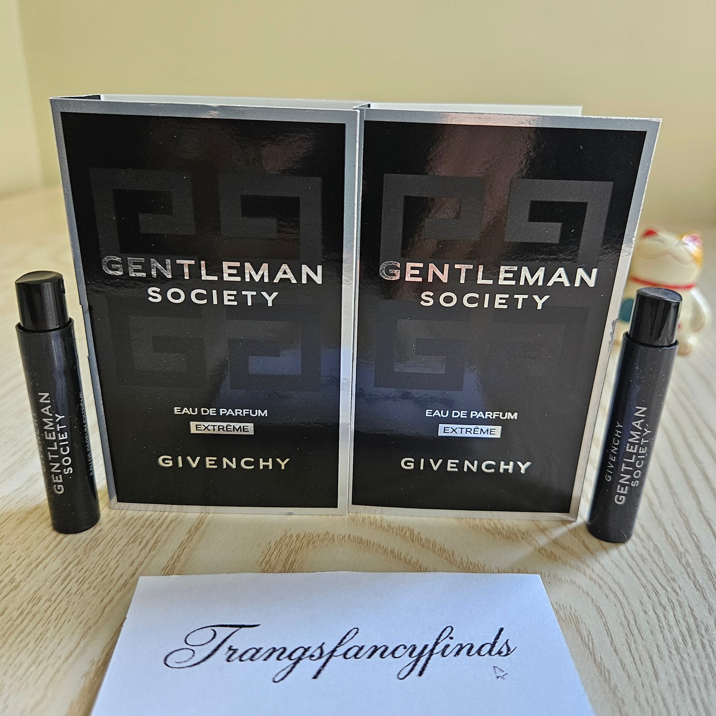 Givenchy Gentleman Society Extreme EDP Sample Vials 1mL x2 Authentic Men
