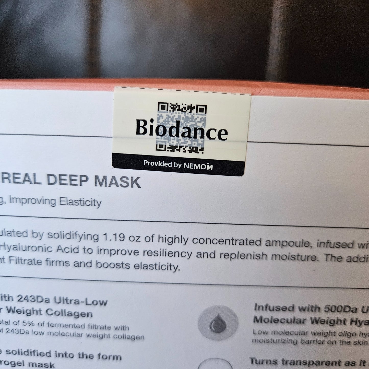 BioDance Deep Collagen Mask 6 Pack + Free gift | Korean skincare- authentic