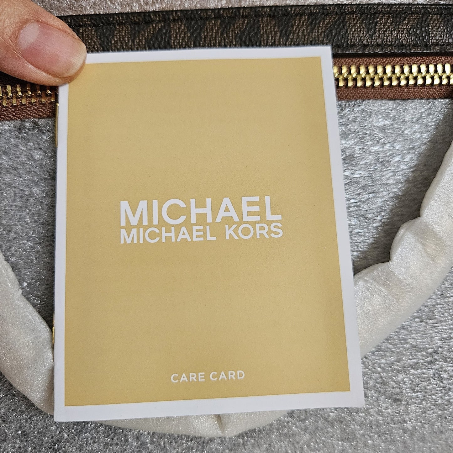 NWT! Brown Jet Set Large Logo Crossbody Bag - Michael Kors- authentic - NEW