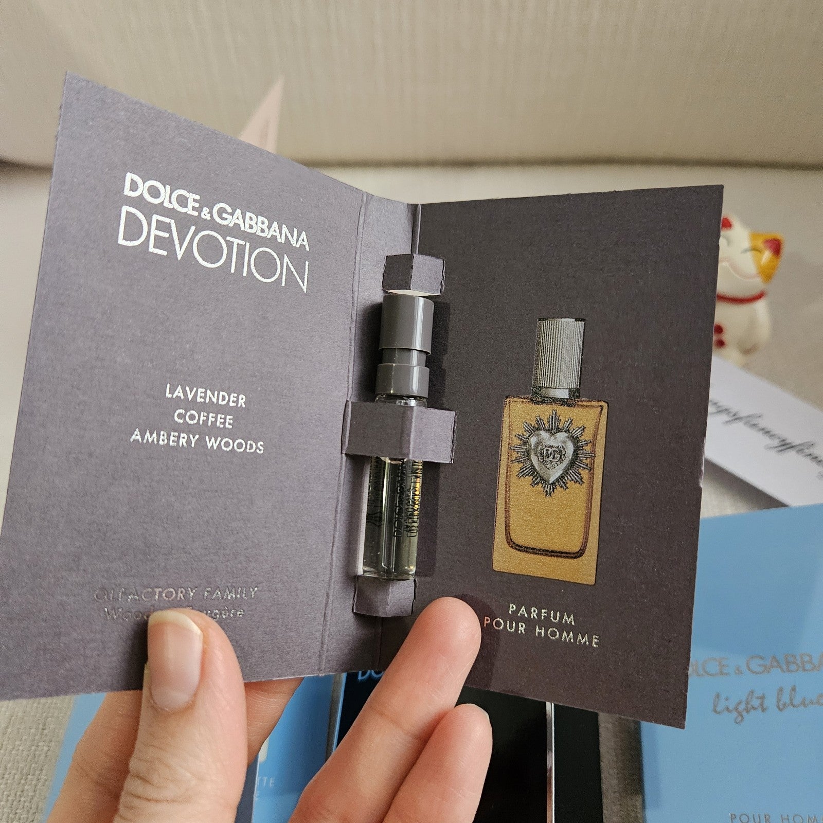 Dolce & Gabbana Fragrance Sample Lot | 5 Carded Samples | New | 1.5 ml Each
