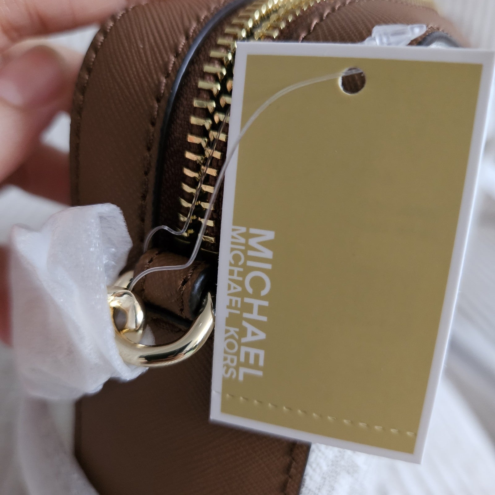 NWT! Michael Kors Jet Set Large Logo Crossbody Bag  One Size - Authentic