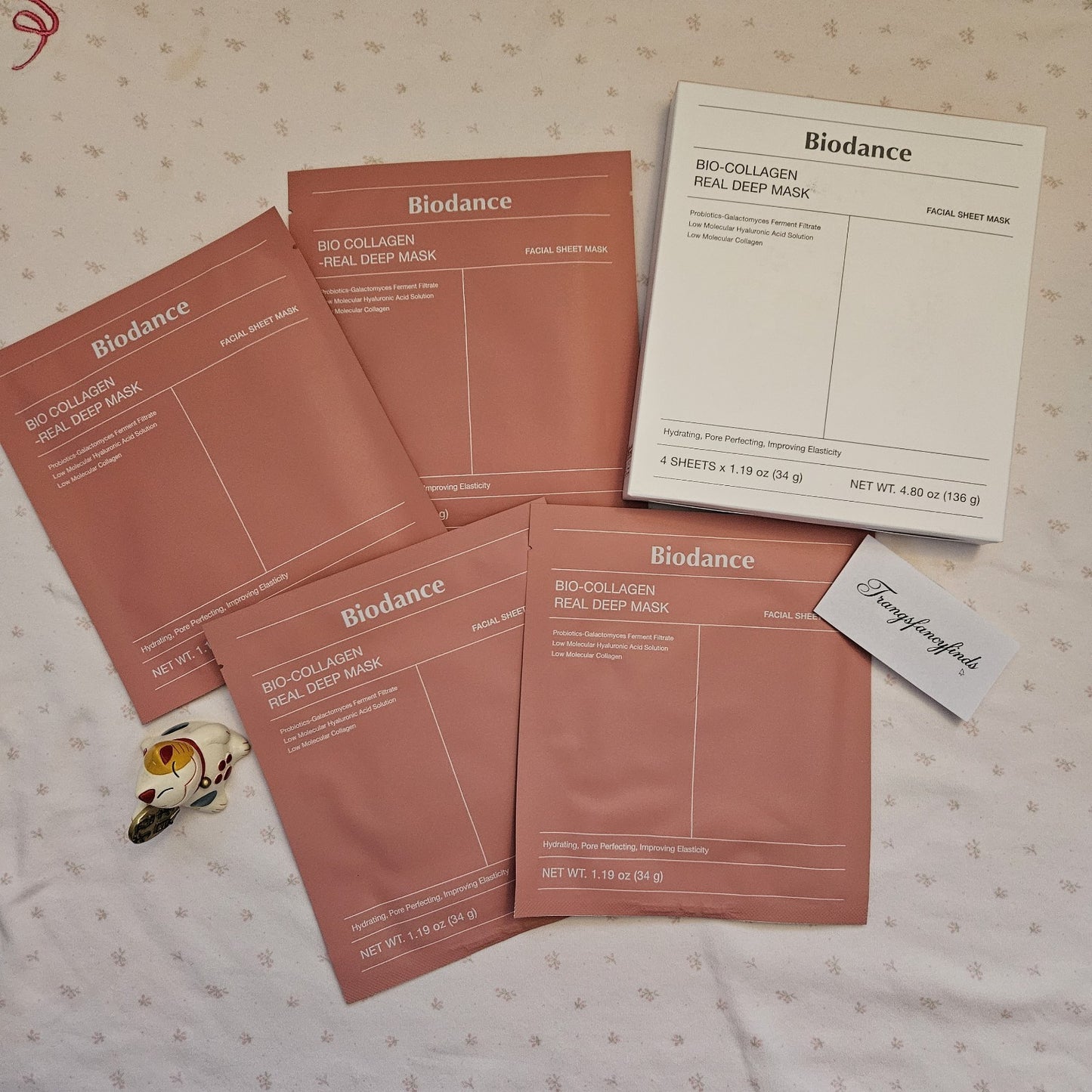 NIB! & SEALED! Biodance Bio-Collagen Real Deep Mask (4-Pack) 34g