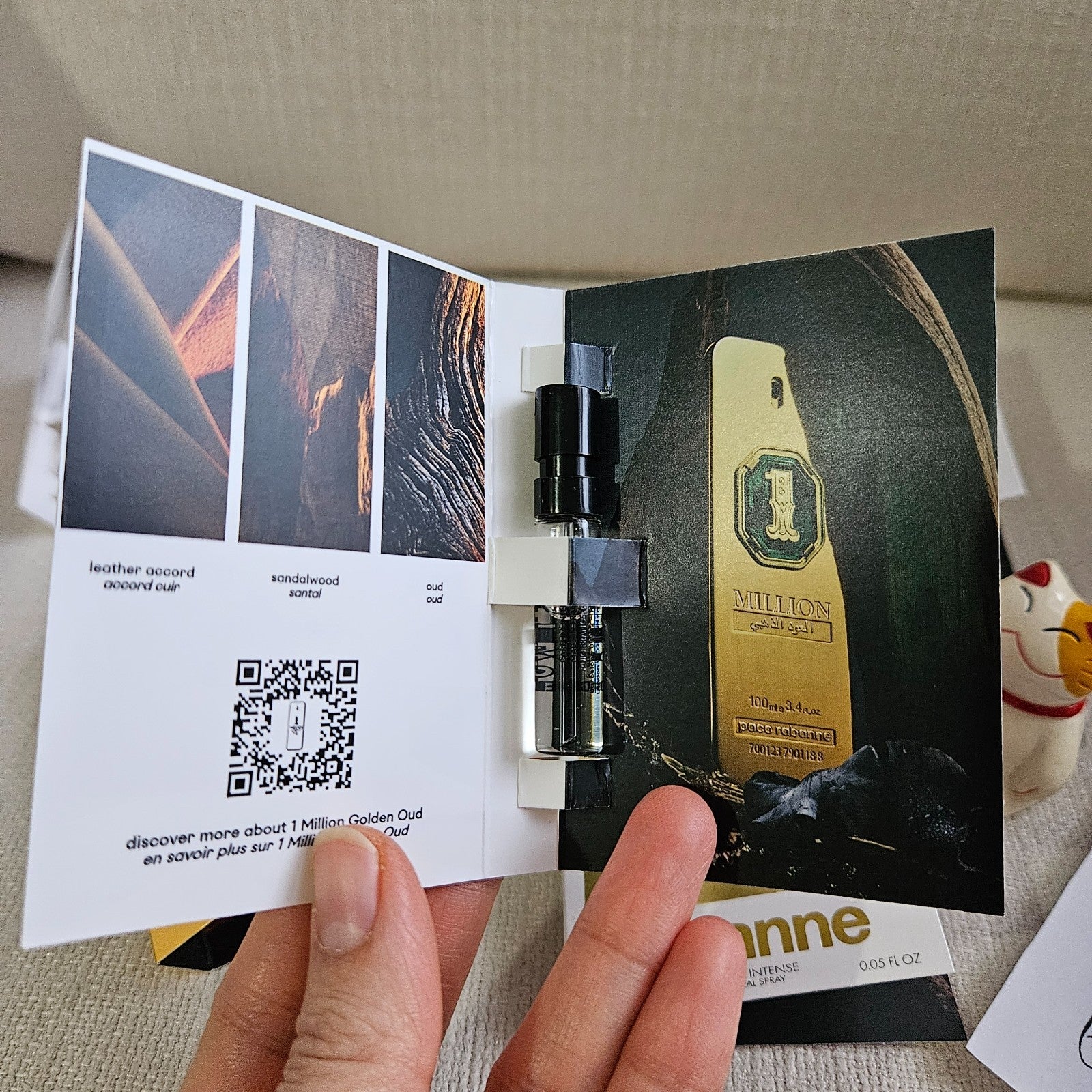 Rabanne 1 Million Fragrance Sample Lot | 5 Carded Samples | New | 1.5 ml Each