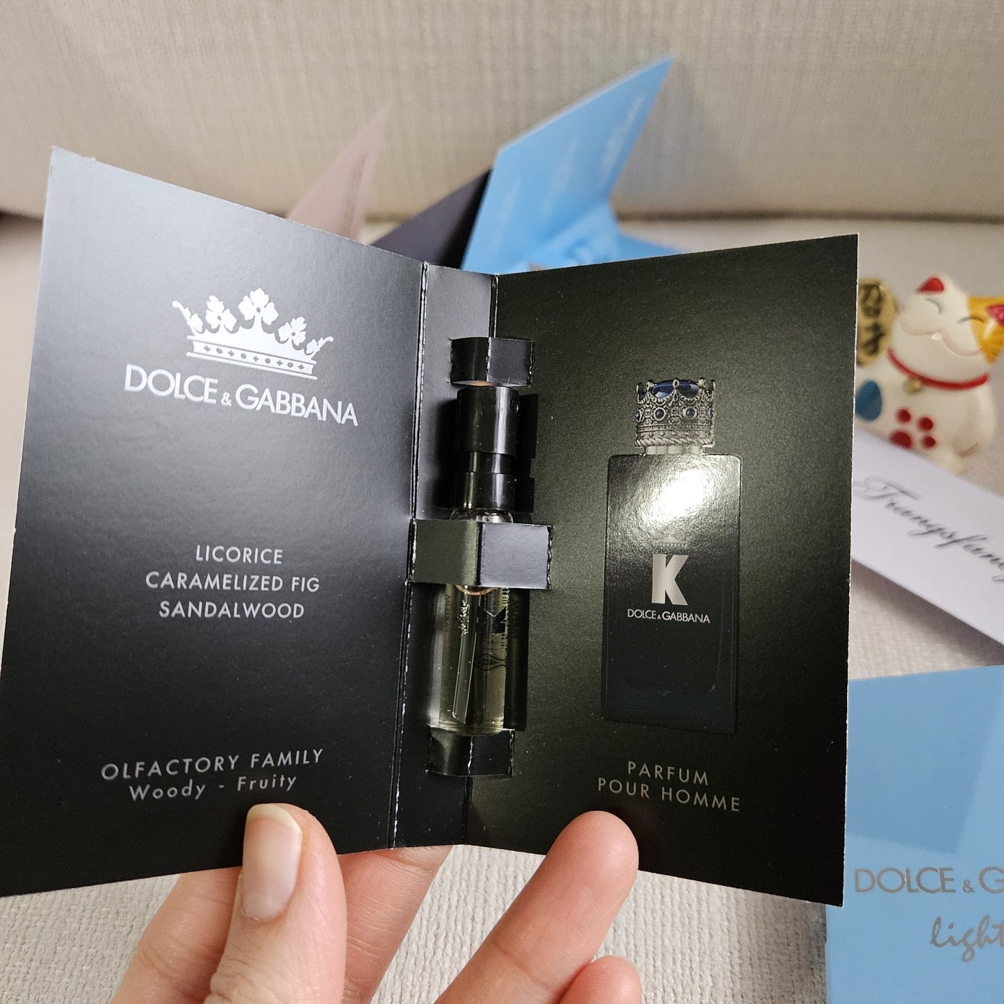 Dolce & Gabbana Fragrance Sample Lot | 5 Carded Samples | New | 1.5 ml Each