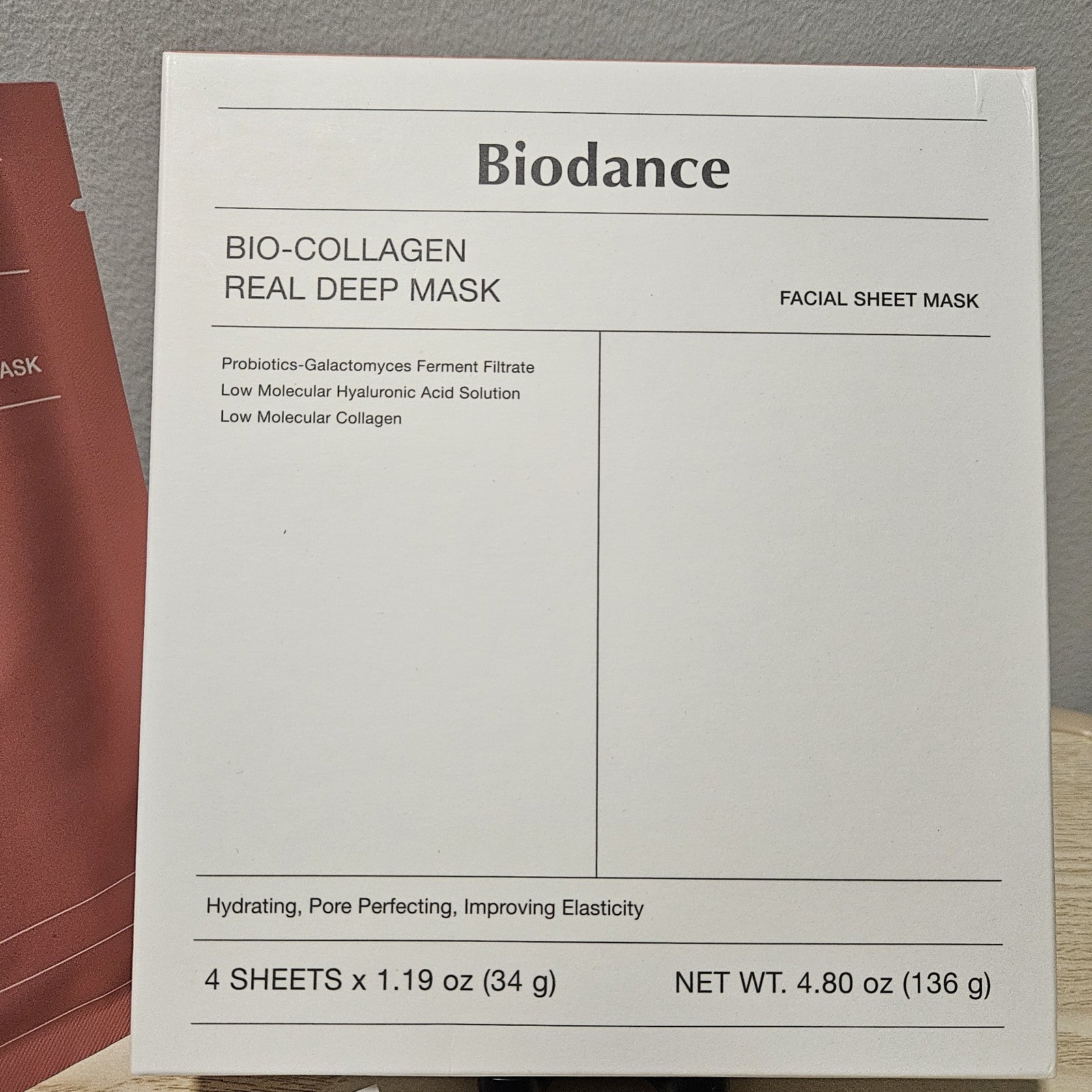 NIB! & SEALED! Biodance Bio-Collagen Real Deep Mask (4-Pack) 34g