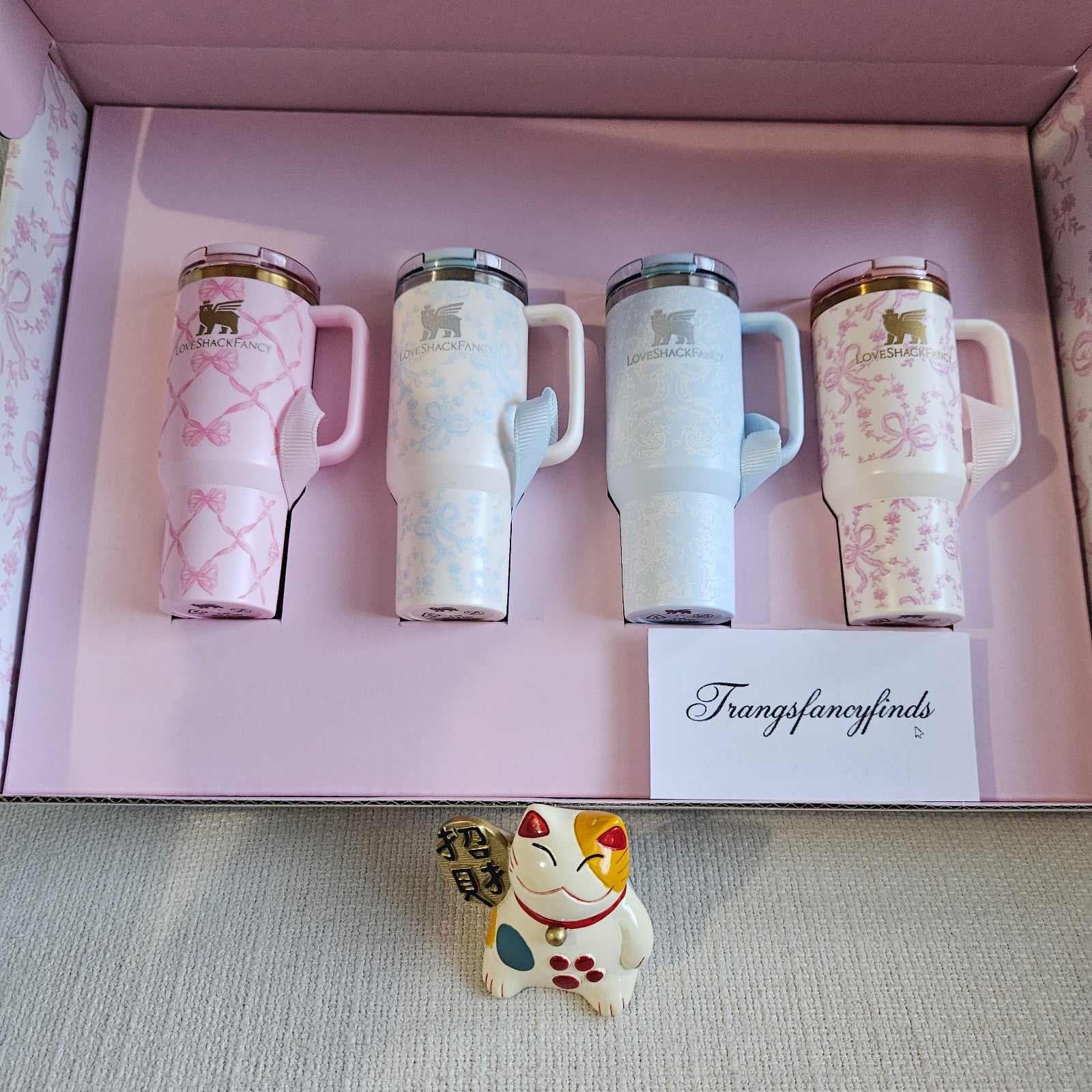 NIB! Stanley x LoveShackFancy2025– Limited Edition Quencher ProTour Ornament Set