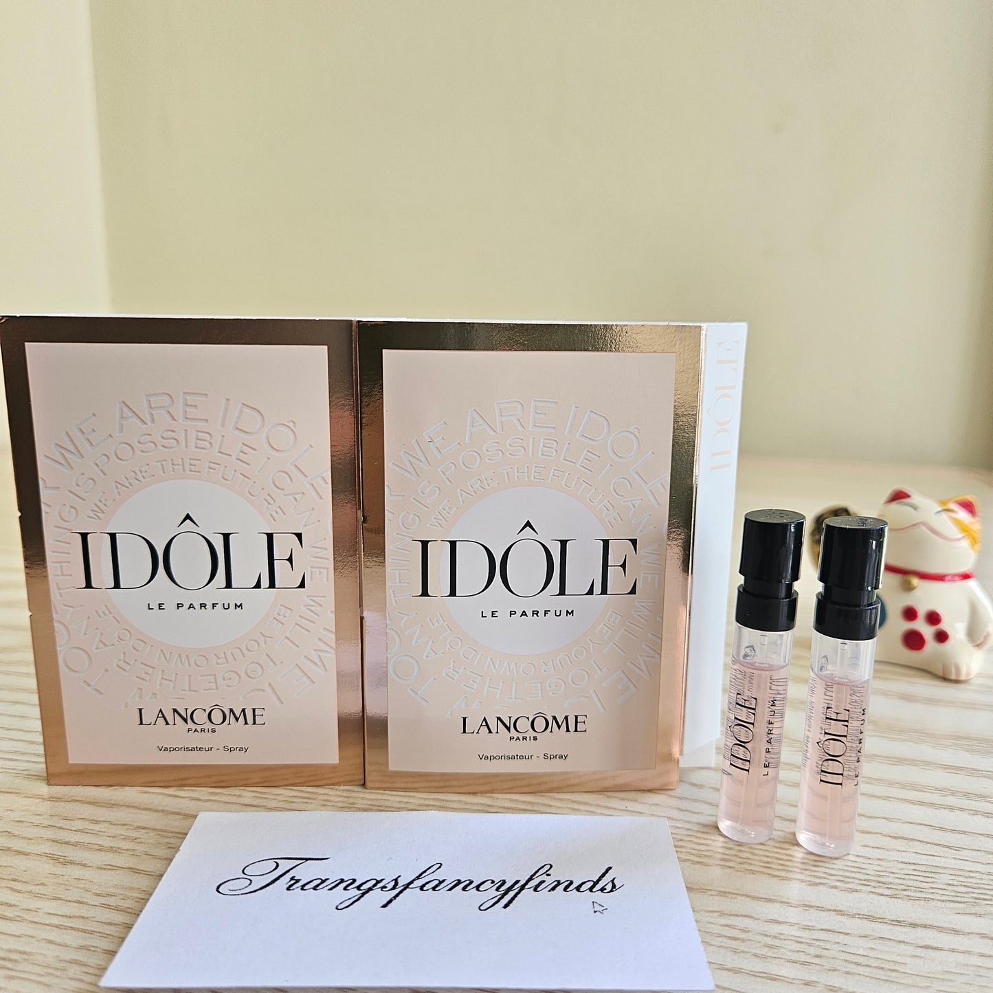Lancôme Idôle Le Parfum Sample Spray Vials 1.2mL x2 Authentic NIB