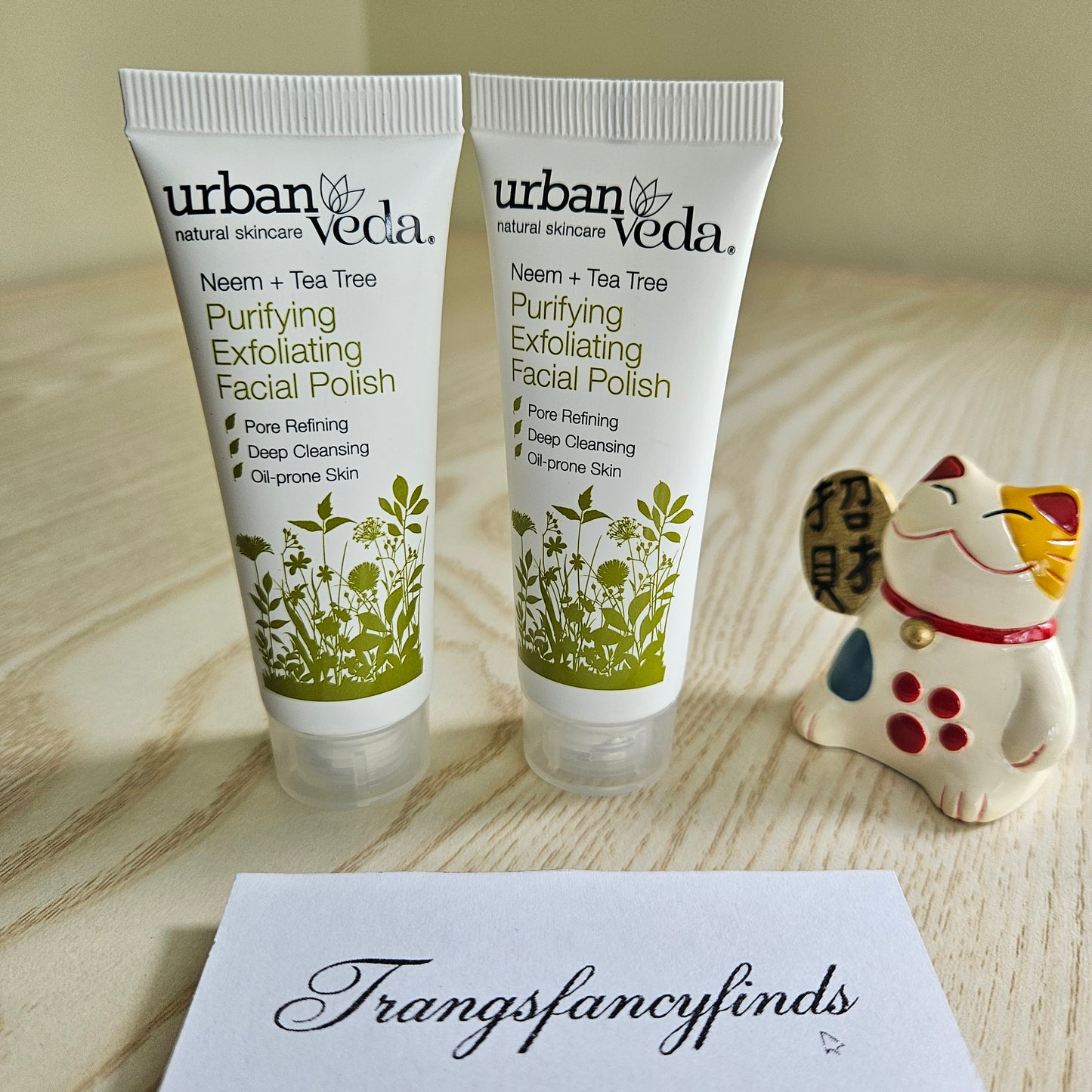 Urban Veda Neem Tea Tree Purifying Exfoliating Facial Polish 20mL x2