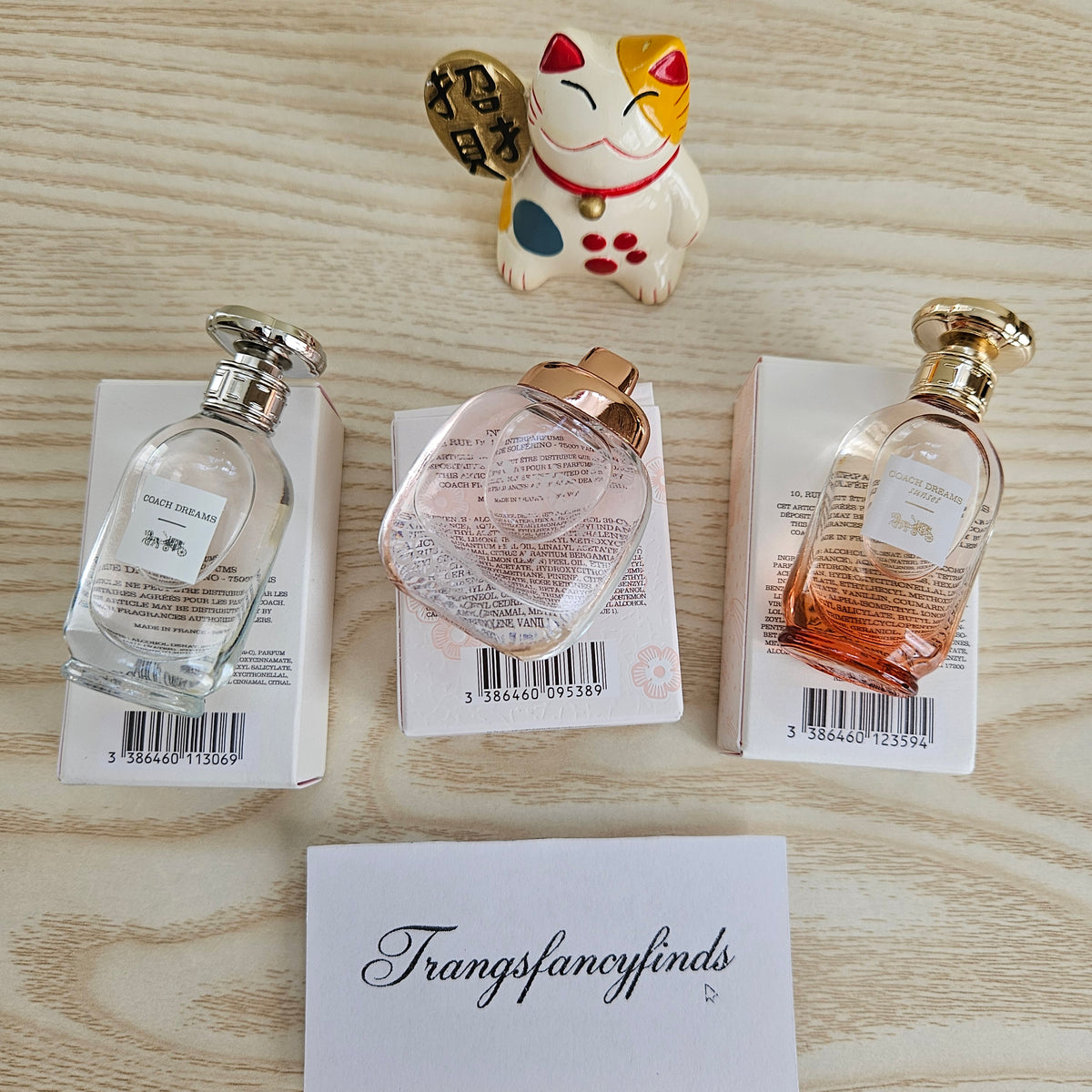 NIB! Coach Dreams + Floral + Dreams Sunset EDP Mini Set 3pc 5ml Dabber Miniature