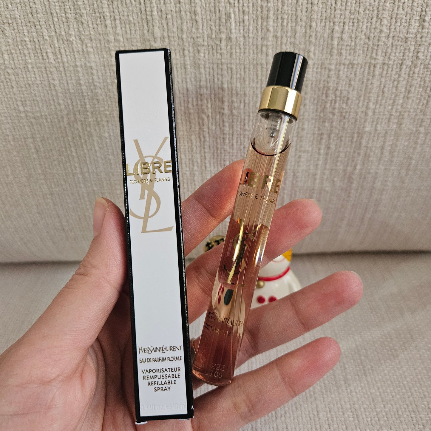 YSL Libre Flowers & Flames EDP Florale Travel Spray 10ml NIB Women