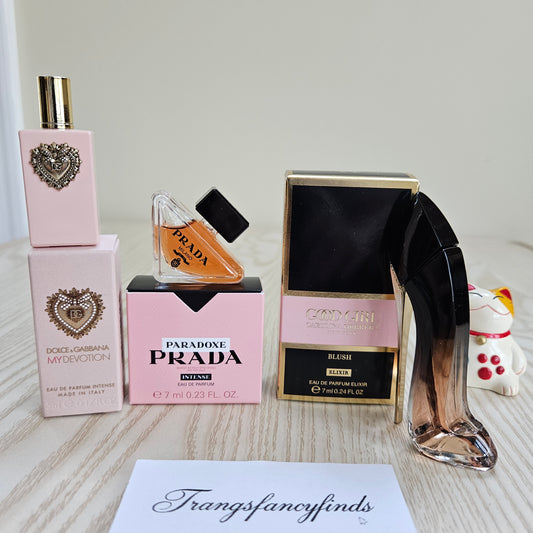 NIB! 3pcs Perfume Set D&G My Devotion + Prada Paradoxe + Good Girl Blush Elixir
