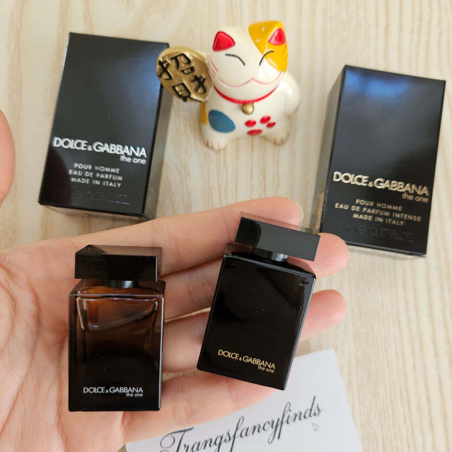 Dolce & Gabbana Mini Fragrance Set 4pc The One EDP Intense K EDP 5ml Dabber New
