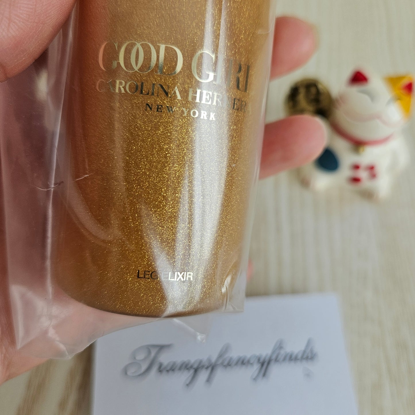 Carolina Herrera Good Girl LEG ELIXIR Body Oil 100ml New Sealed Gold Shimmer