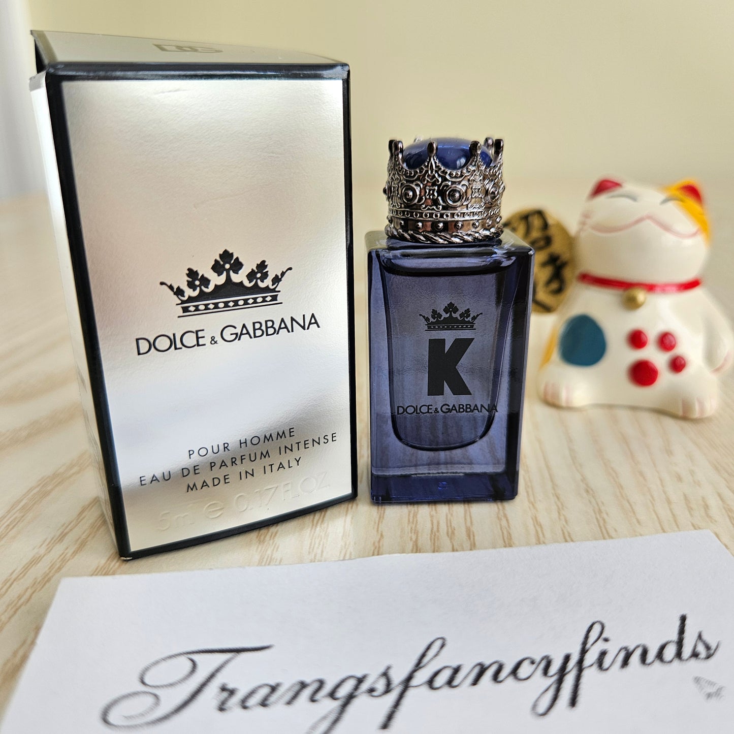 Dolce & Gabbana K Eau de Parfum Intense Pour Homme 5ml Mini Splash Dabber New Au
