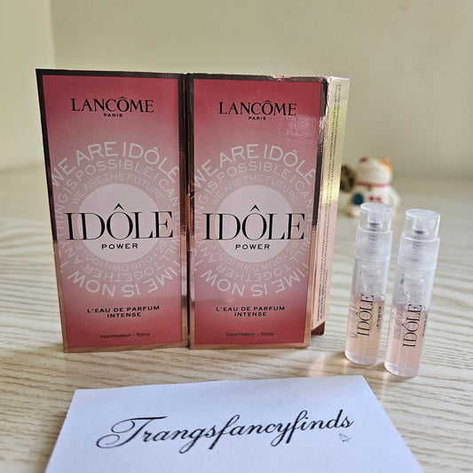 Lancôme Idôle Power EDP Intense Authentic Sample Vials 1.2mL x2 NIB