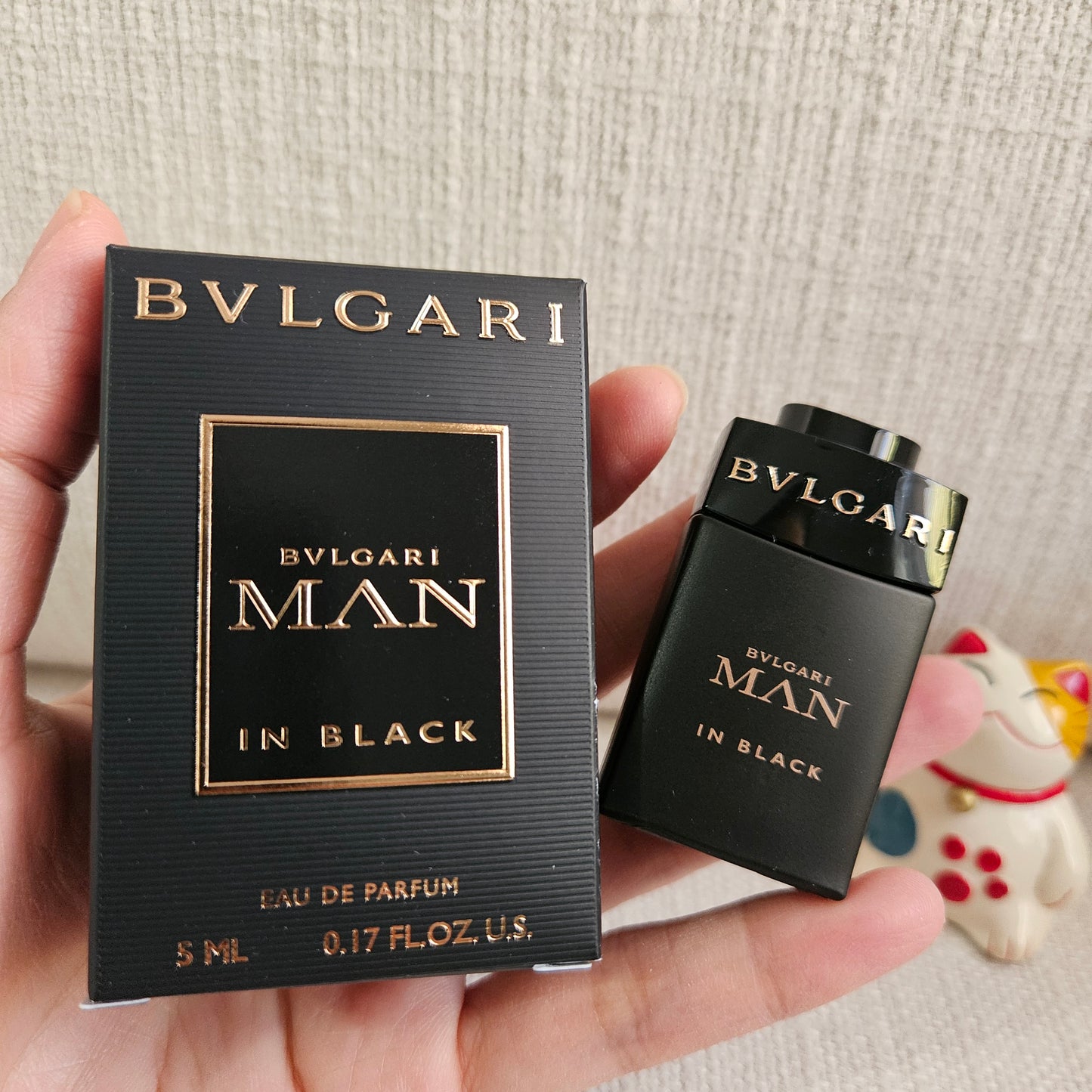 Bvlgari Man In Black EDP 5ml Mini Miniature Men's Eau de Parfum NIB