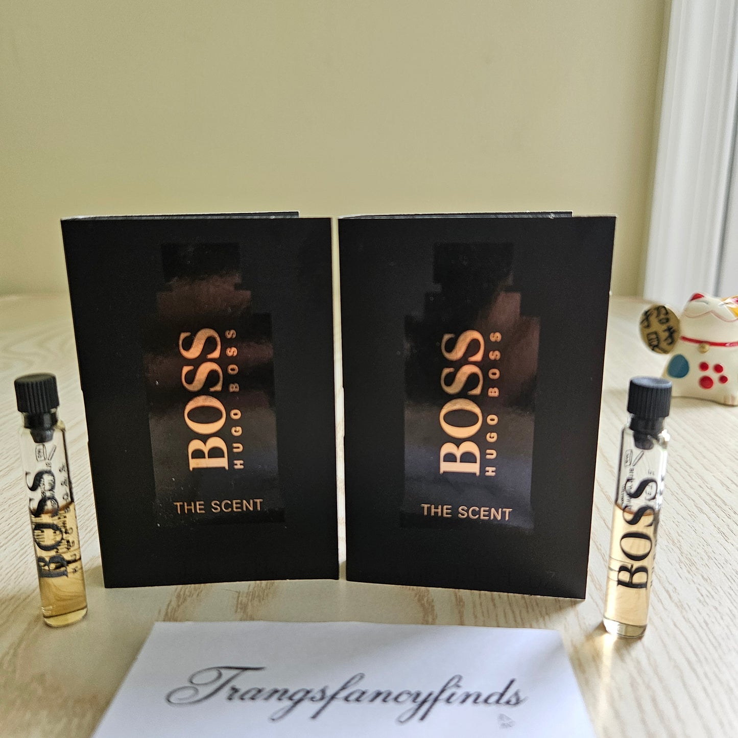 Hugo Boss The Scent Men EDT Vial Sample Dabber 1.2mL x2 Authentic