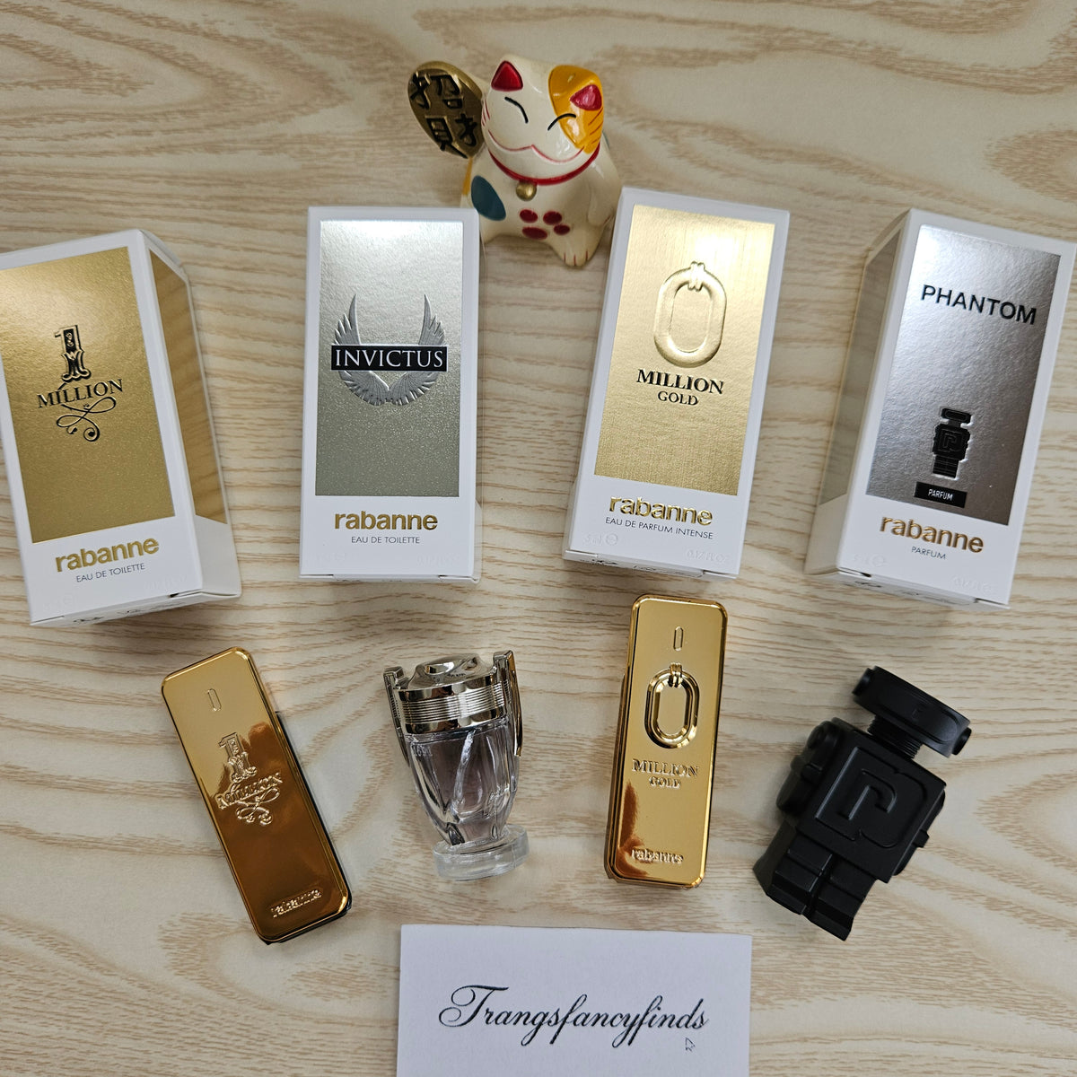 Lot of 4 Rabanne Miniature Set Dabber Travel Mini 5ml each NIB Authentic