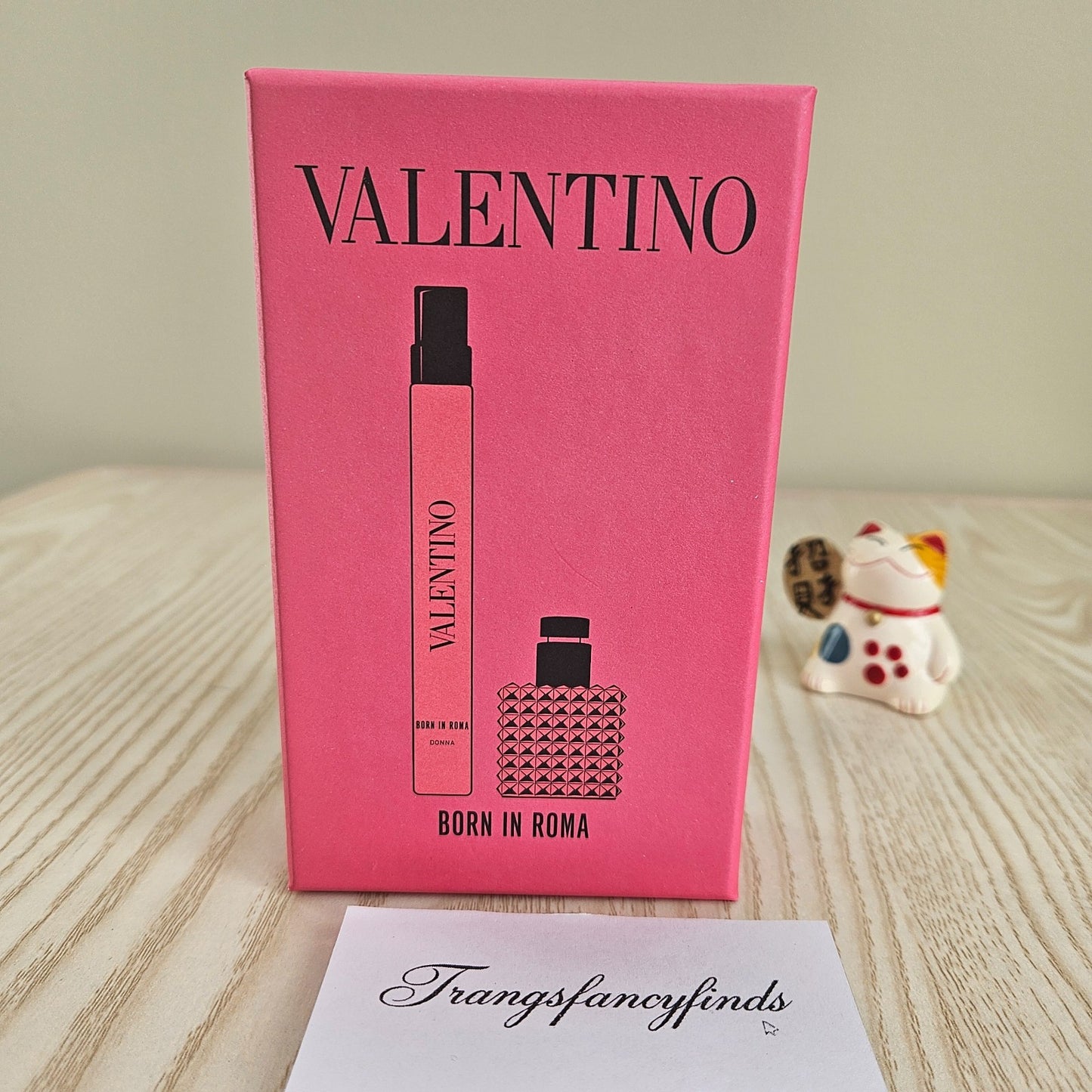 NIB! Valentino Born in Roma Donna Mini Perfume Set EDP Spray NEW Travel Size