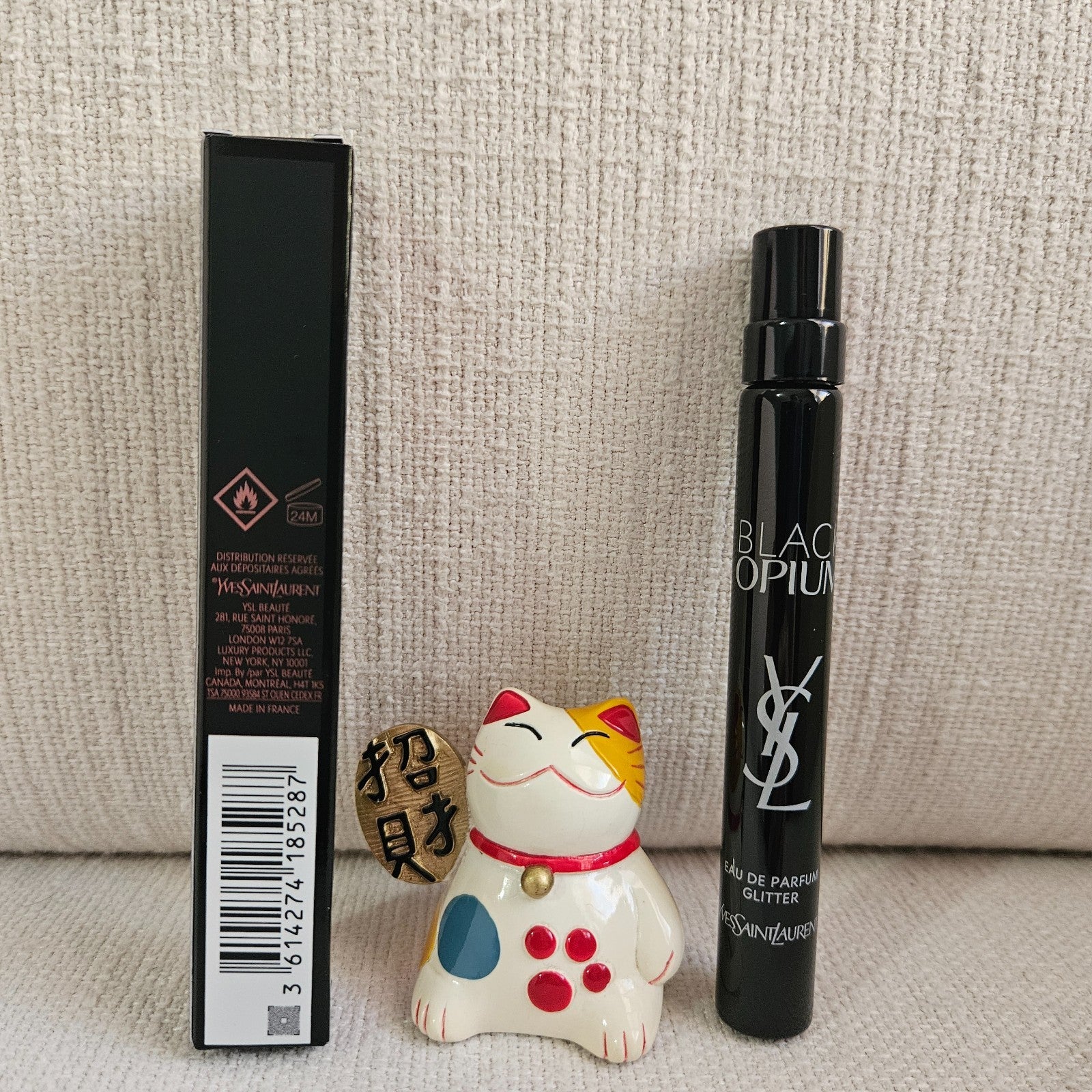 NIB! YSL Black Opium Eau de Parfum Glitter 10ml | Authentic | Travel Spray NEW