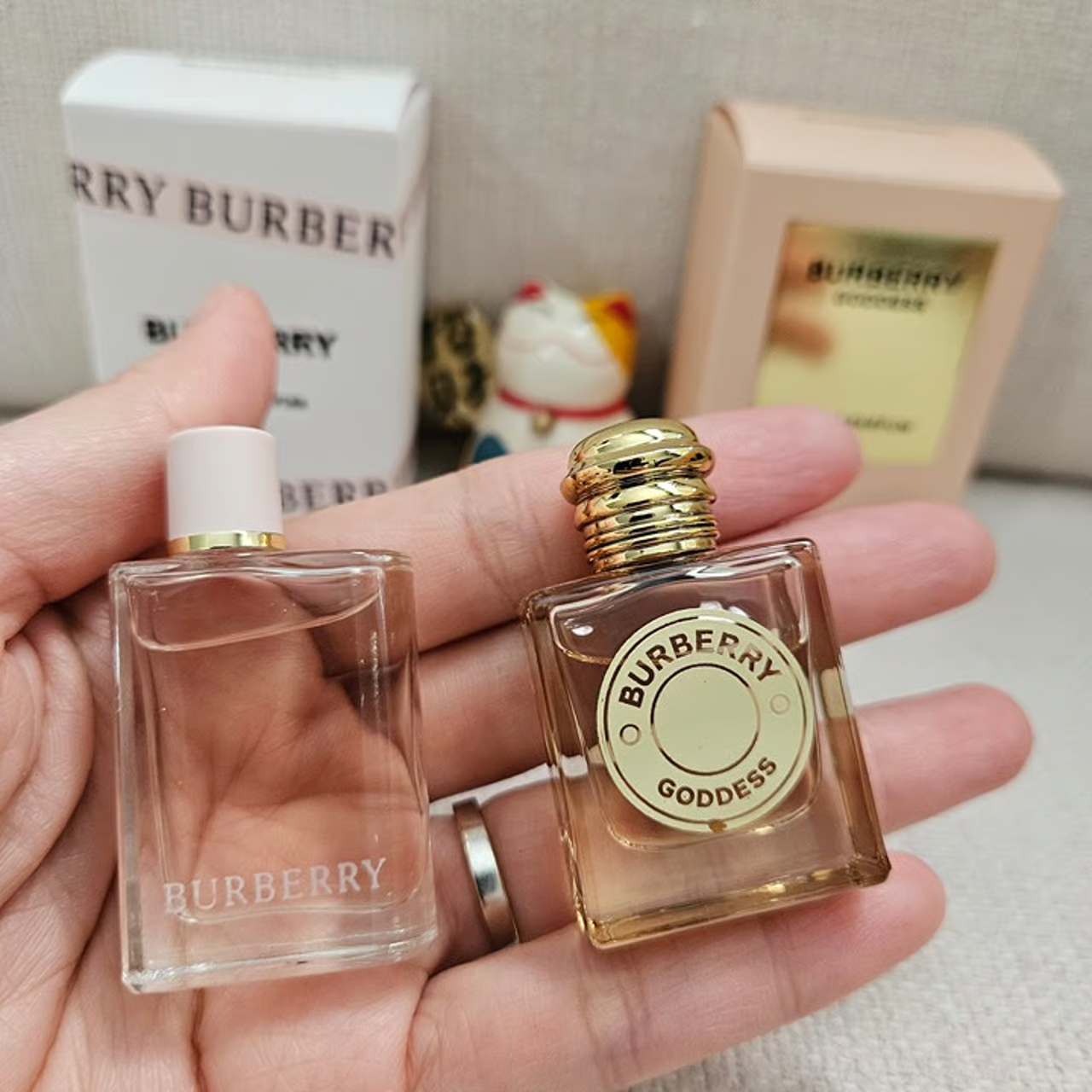 NIB! Burberry Mini Perfume Set – Burberry Her & Burberry Goddess- Authentic new