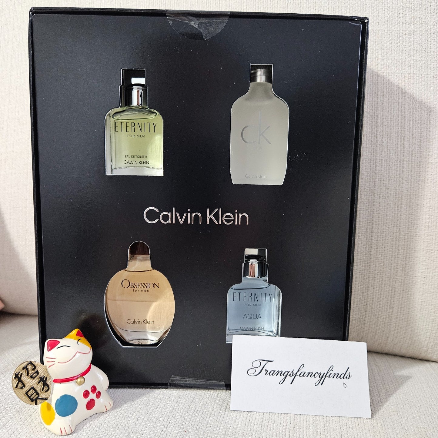 Calvin Klein Men’s Fragrance Mini Gift Set 4-Piece | Eternity, Eternity Aqua, CK