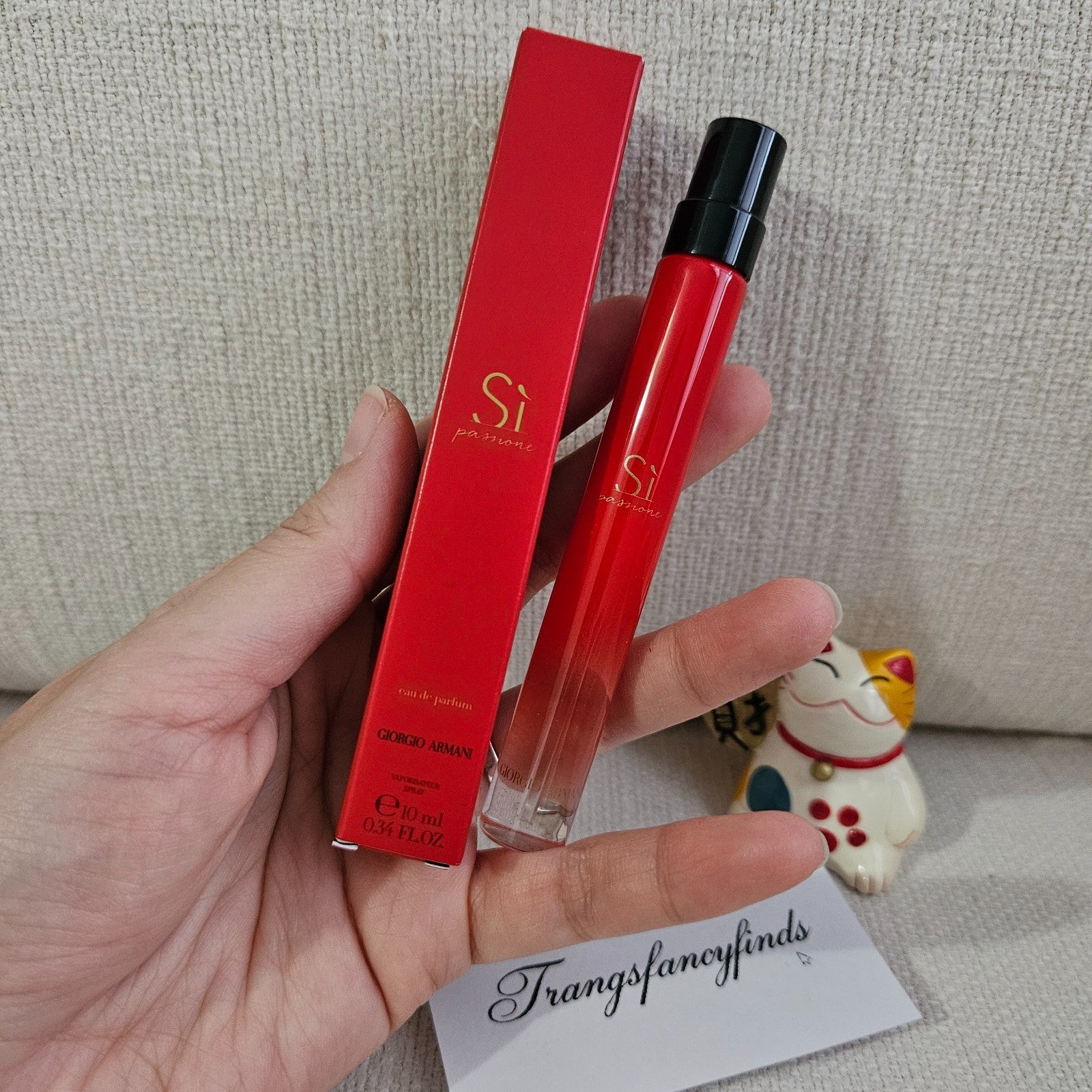 NIB! Giorgio Armani Sì Passione Travel Spray 10 ml | New | Authentic FOR WOMEN