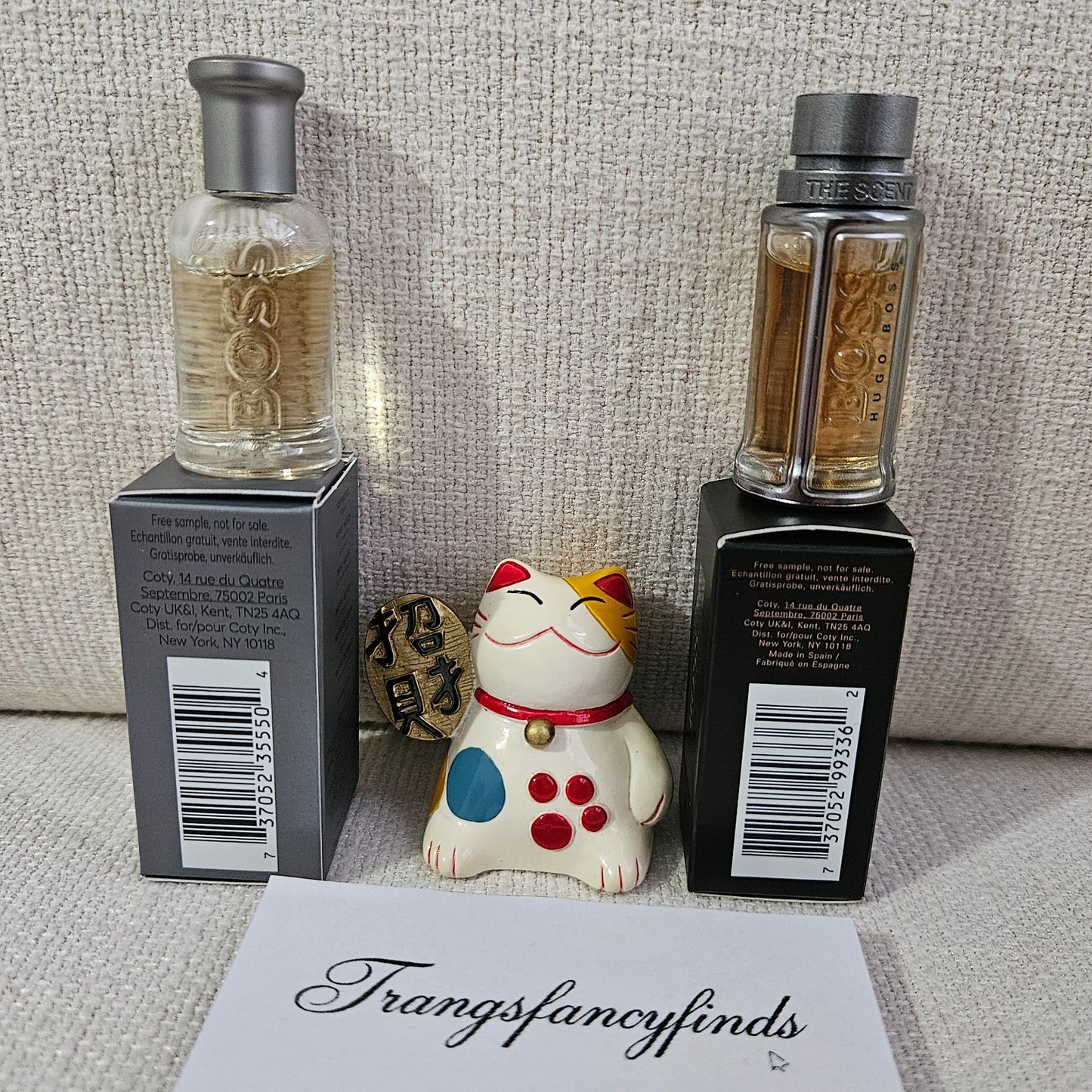 NIB! Hugo Boss Mini Cologne Set | Boss Bottled + The Scent | 5 ml Each | authent
