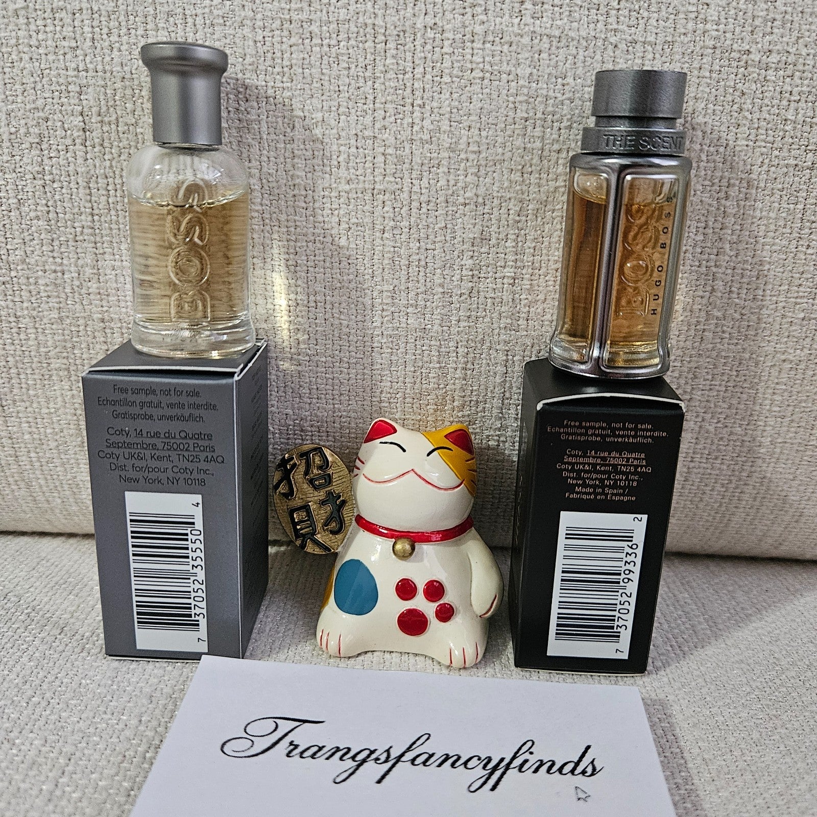 NIB! Hugo Boss Mini Cologne Set | Boss Bottled + The Scent | 5 ml Each | authent