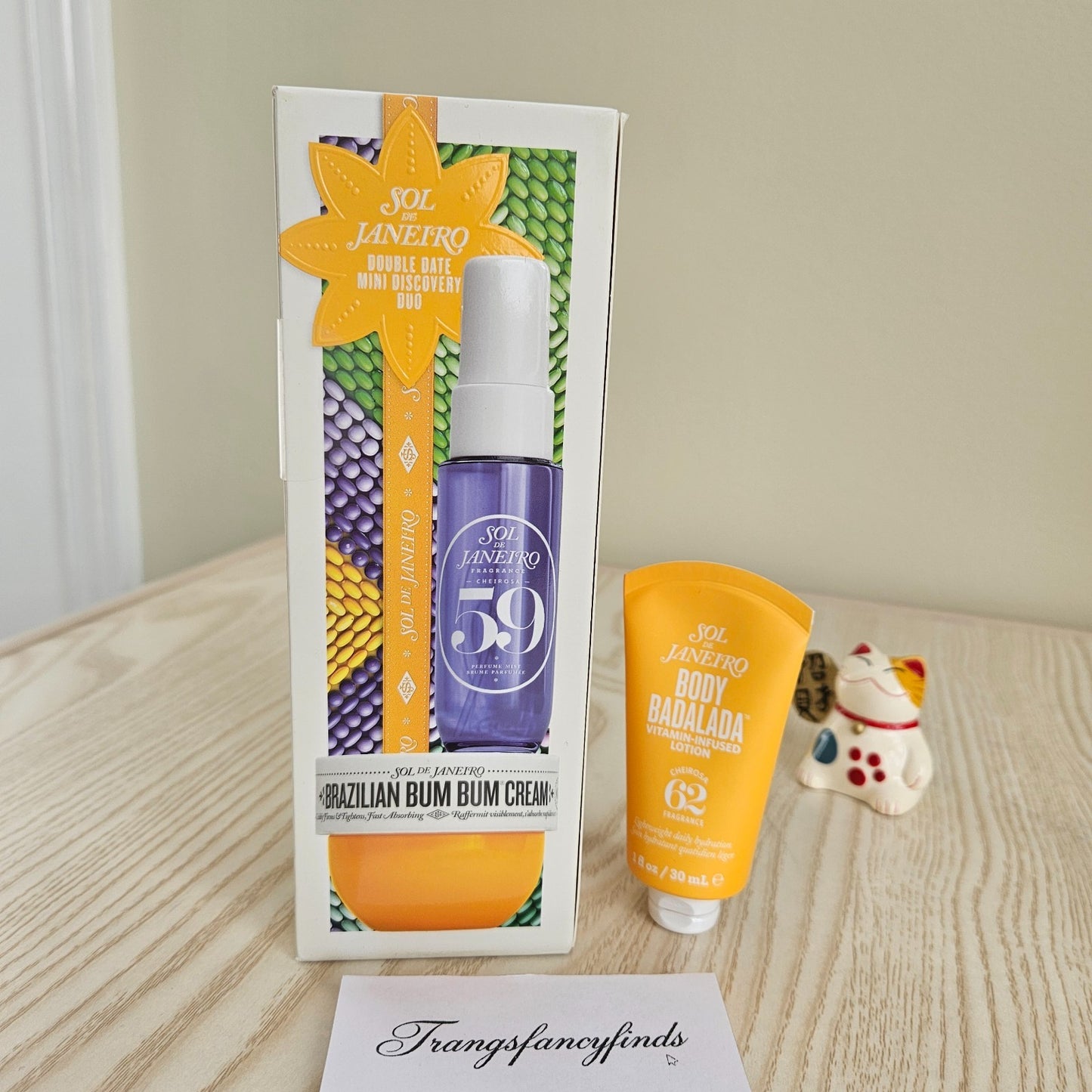 SEALED! Sol de Janeiro Mini Discovery Set Brazilian Bum Bum Cream + Cheirosa 59