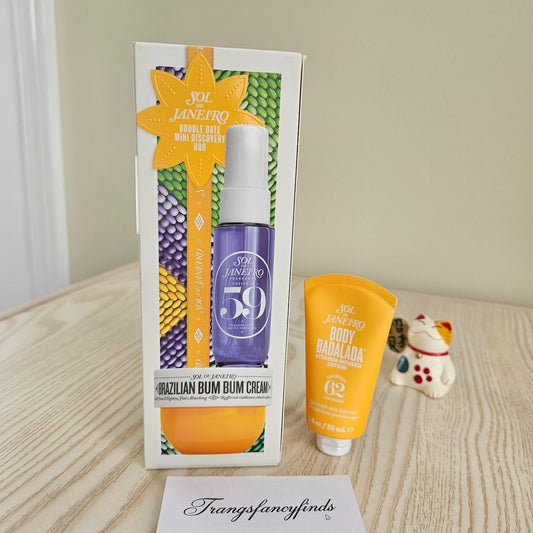 SEALED! Sol de Janeiro Mini Discovery Set Brazilian Bum Bum Cream + Cheirosa 59