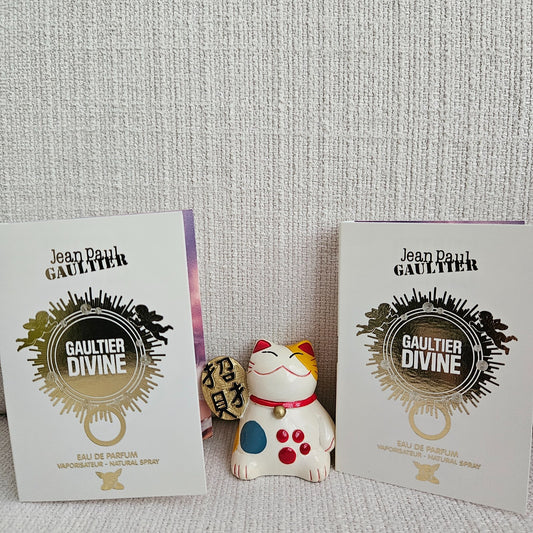 2 X Jean Paul Gaultier  Divine Eau De Parfum EDP Spray Vial 1.5 ml / 0.05 oz NEW