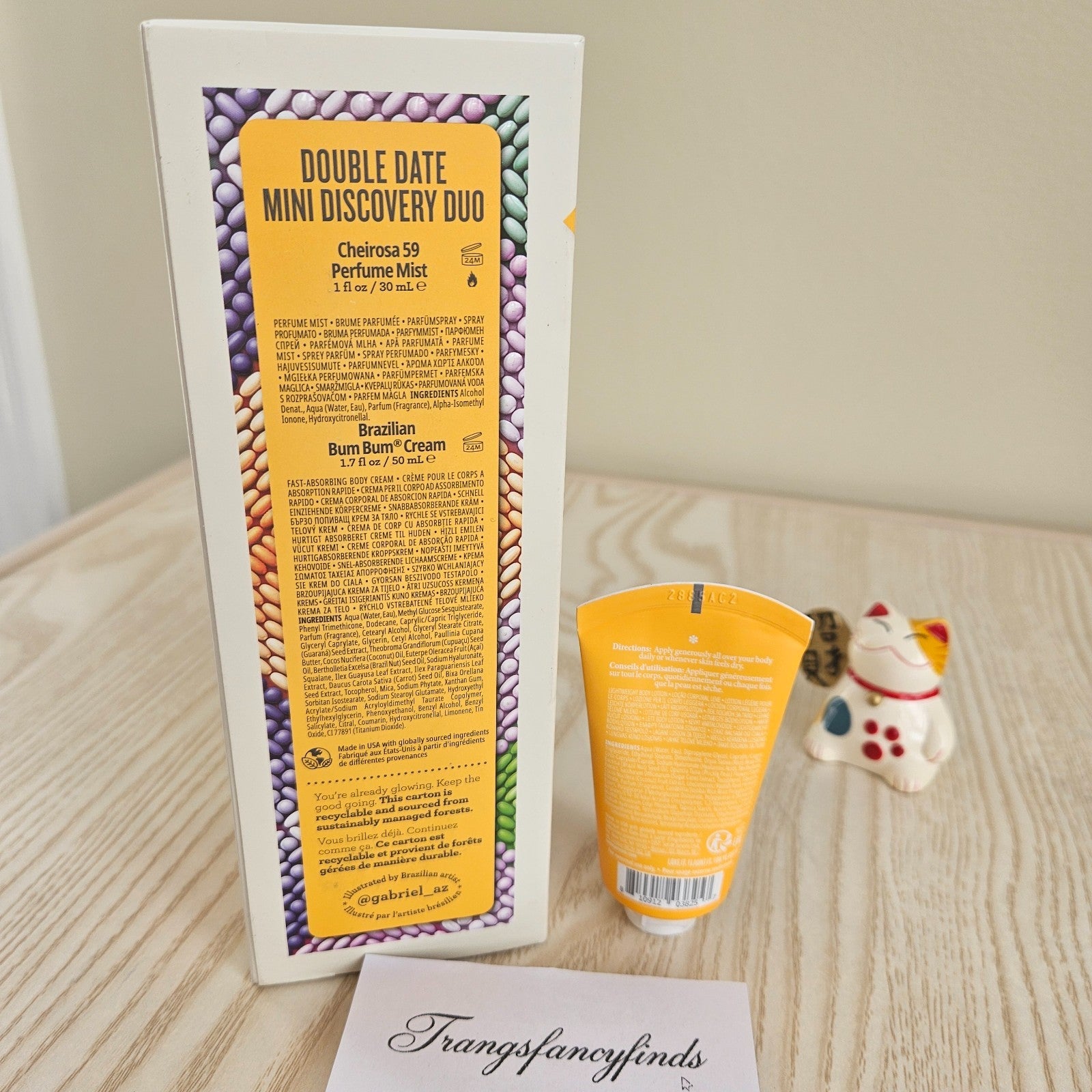 SEALED! Sol de Janeiro Mini Discovery Set Brazilian Bum Bum Cream + Cheirosa 59