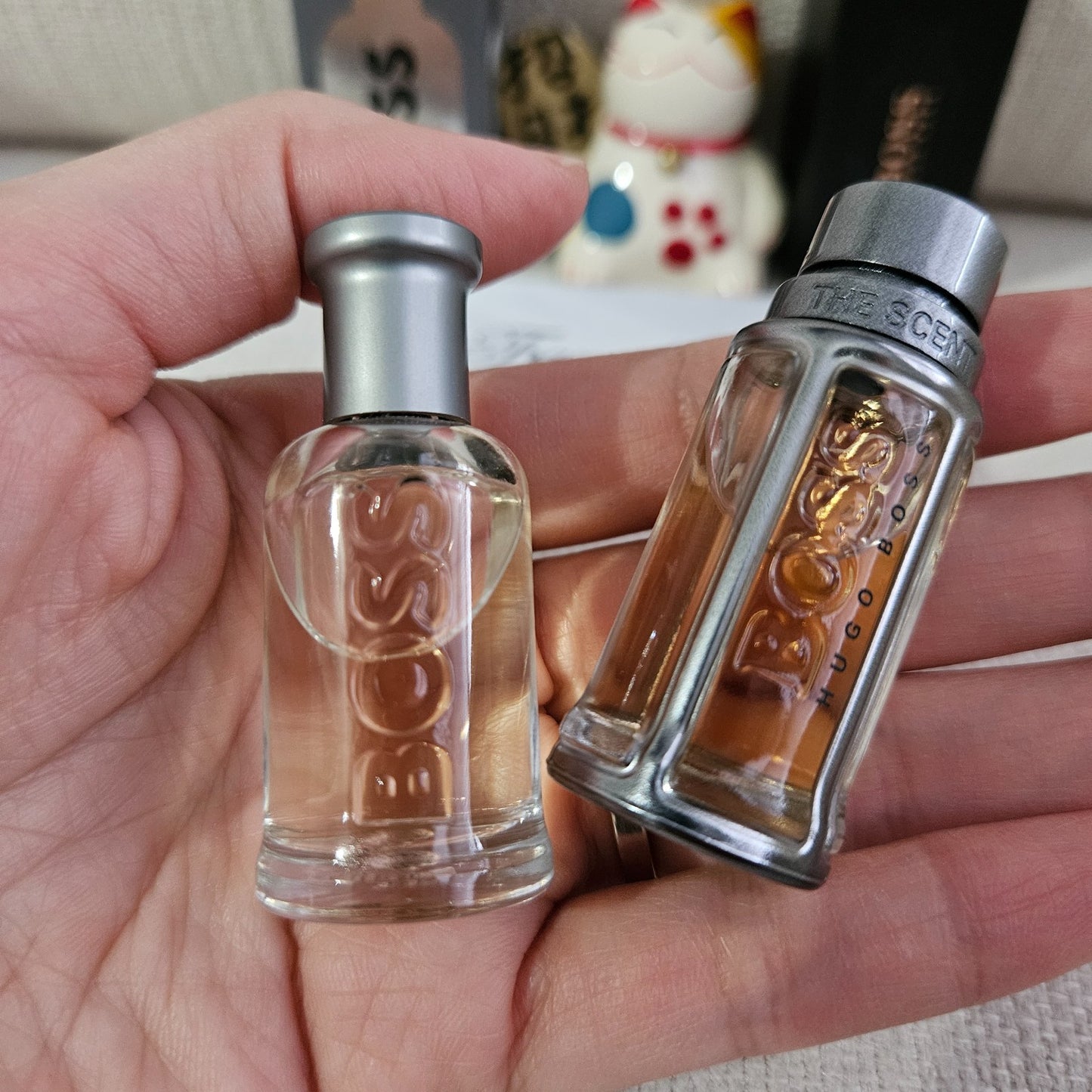 NIB! Hugo Boss Mini Cologne Set | Boss Bottled + The Scent | 5 ml Each | authent