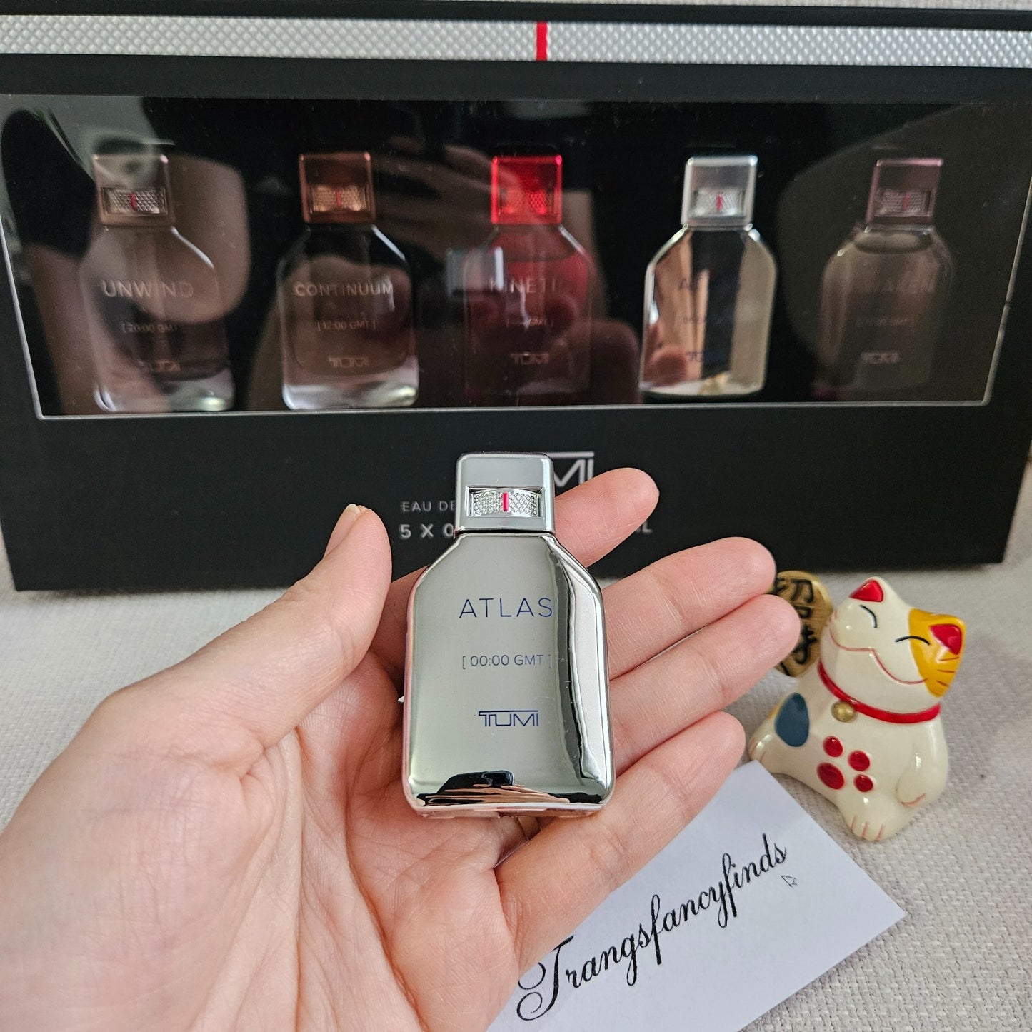 TUMI ATLAS Mini Eau de Parfum 7.5 ml | Travel Size | New | No Box- Authentic