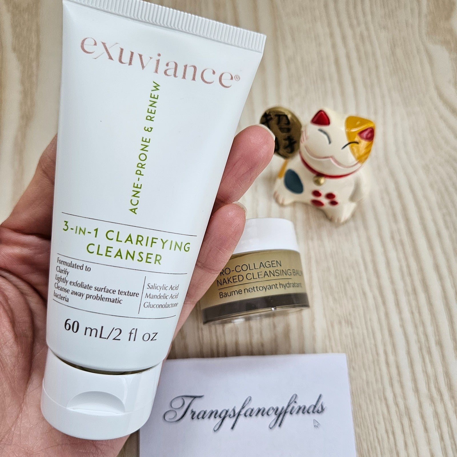 Exuviance 3-in-1 Clarifying Cleanser 60ml + Elemis Pro-Collagen Cleansing Balm 1