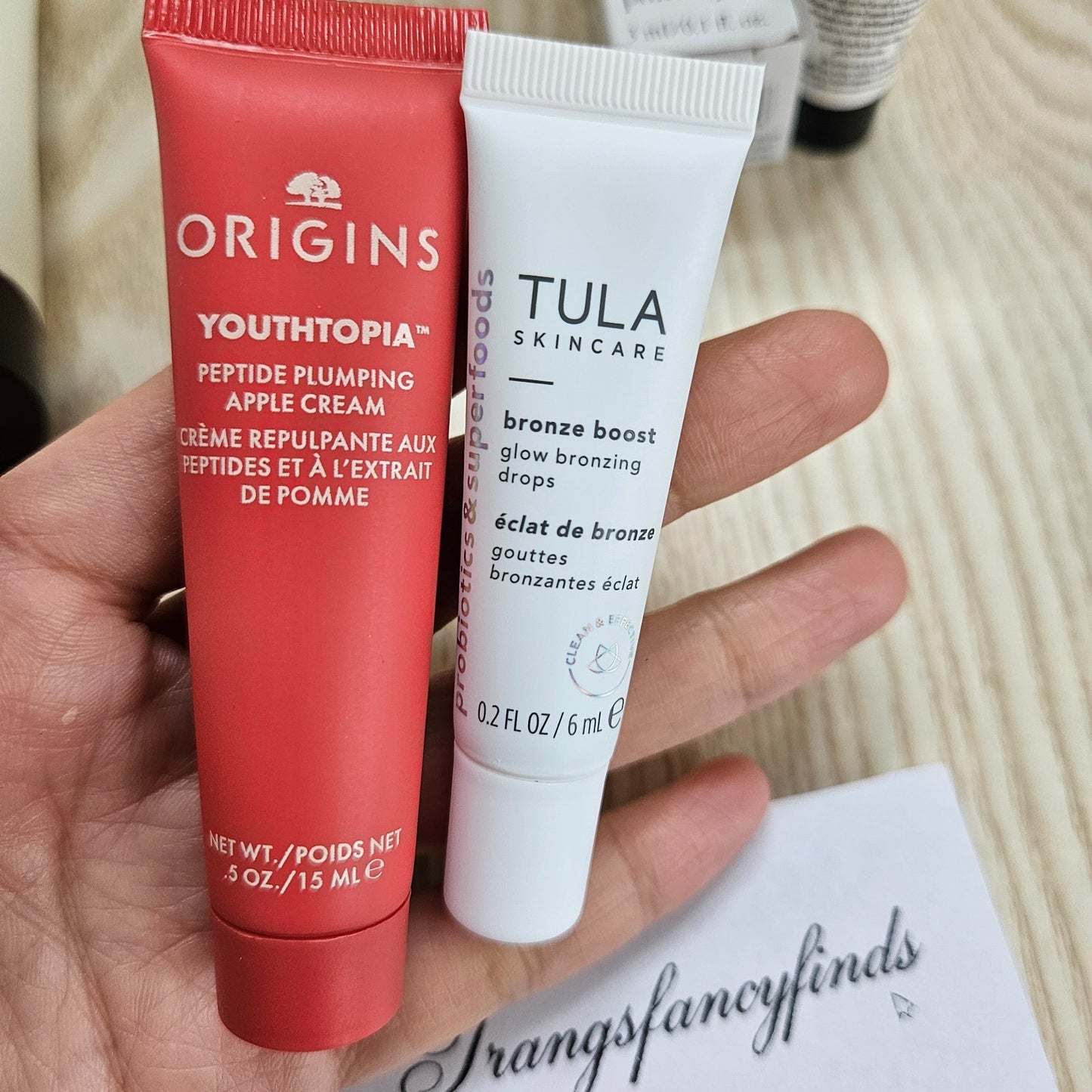 Origins Youthtopia + TULA Bronze Drops + Philosophy Miracle Worker + FREE AHAVA