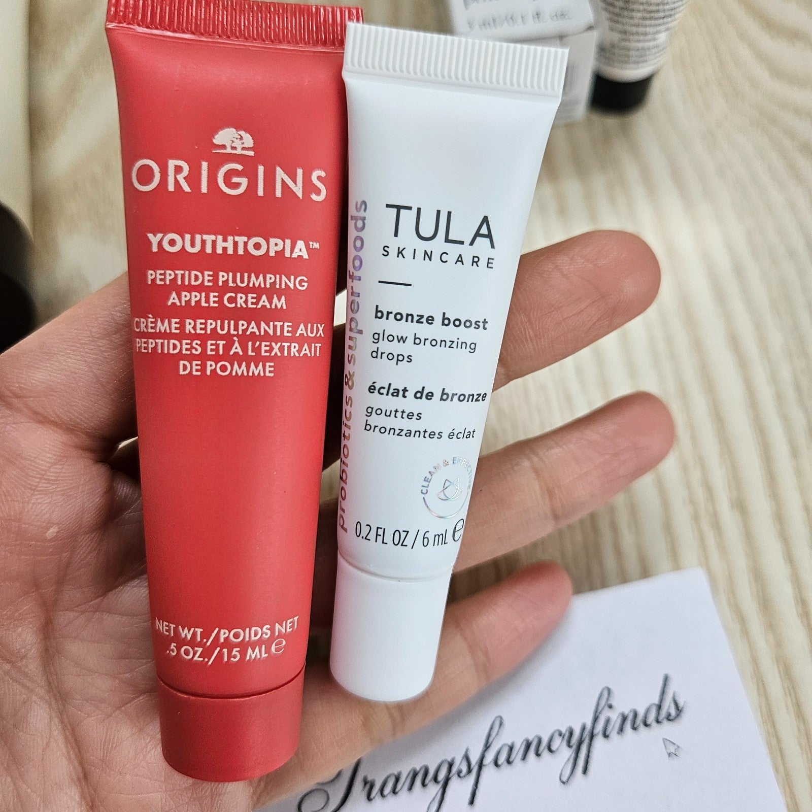 Origins Youthtopia + TULA Bronze Drops + Philosophy Miracle Worker + FREE AHAVA
