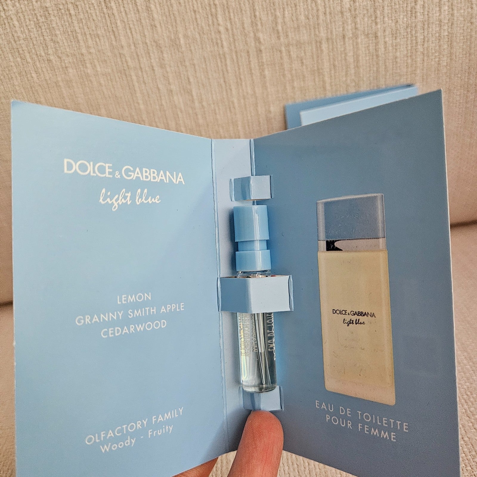 New! Dolce & Gabbana Light Blue EDT Sample 1.5ml 0.05oz Spray Authentic